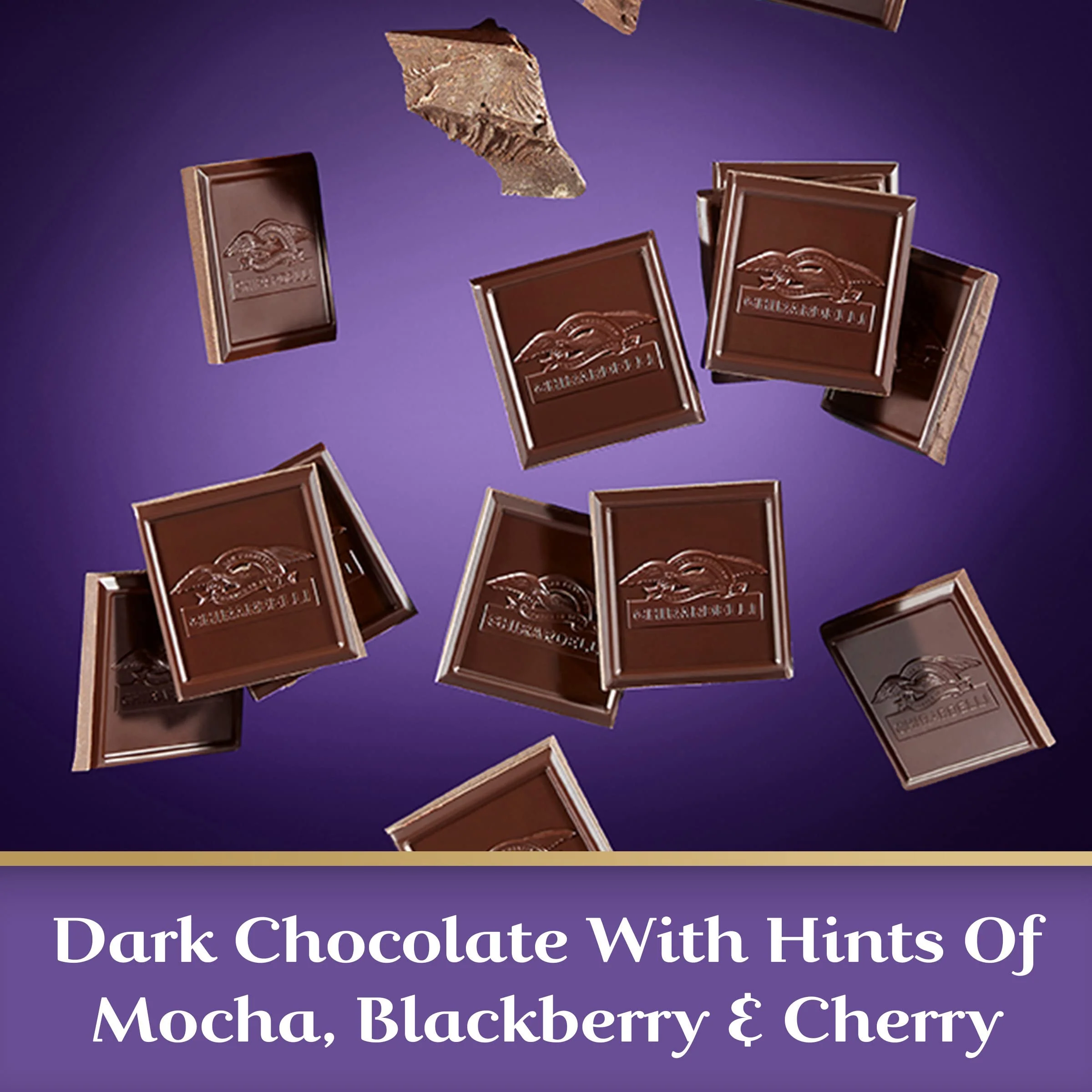 GHIRARDELLI INTENSE DARK 72% Cacao Chocolate Bars, 3.5 oz Bar (Pack of 12) – Premium Dark Chocolate with Mocha & Berry Notes - Image 6