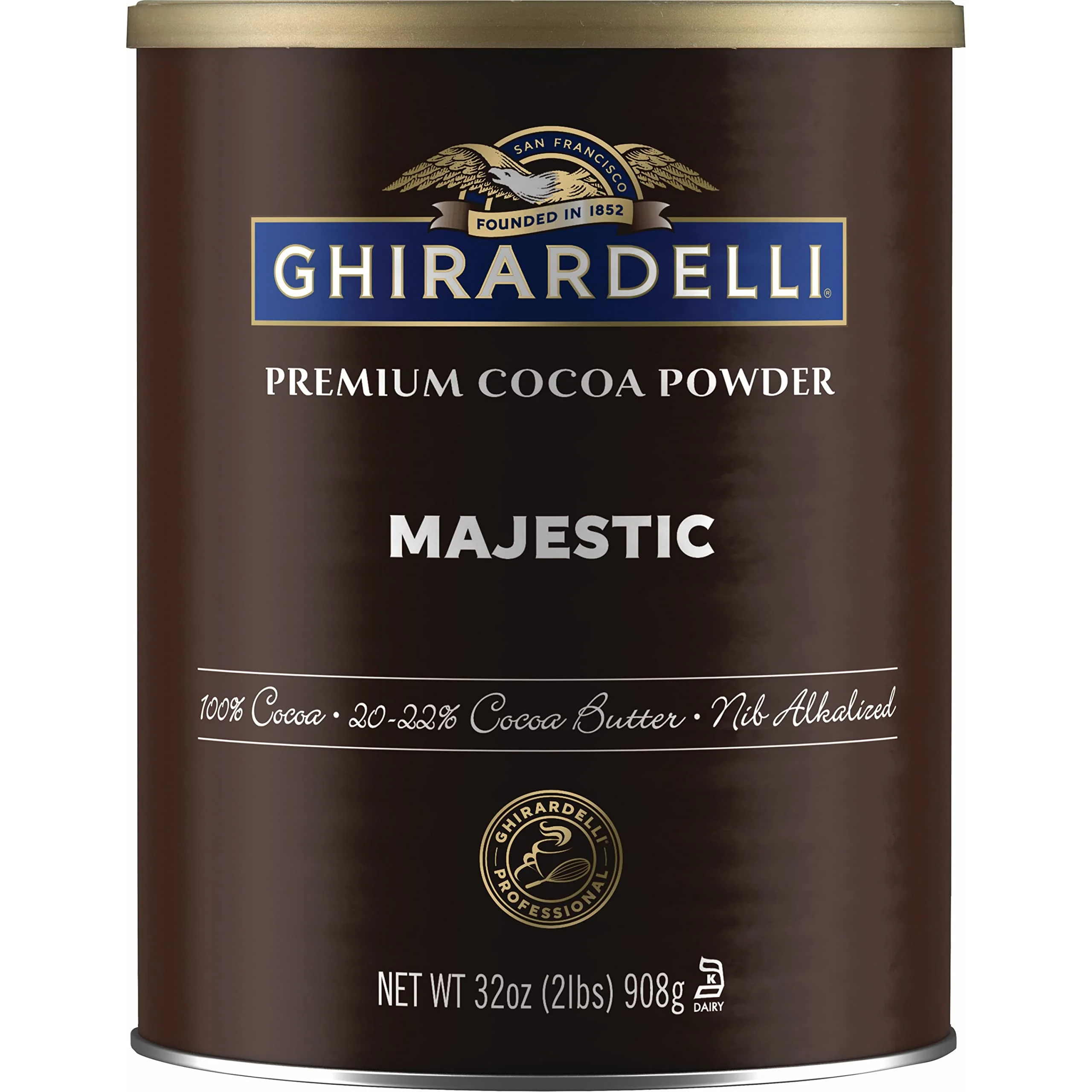 Ghirardelli Majestic Dutch Processed Cocoa Powder, 2 lb