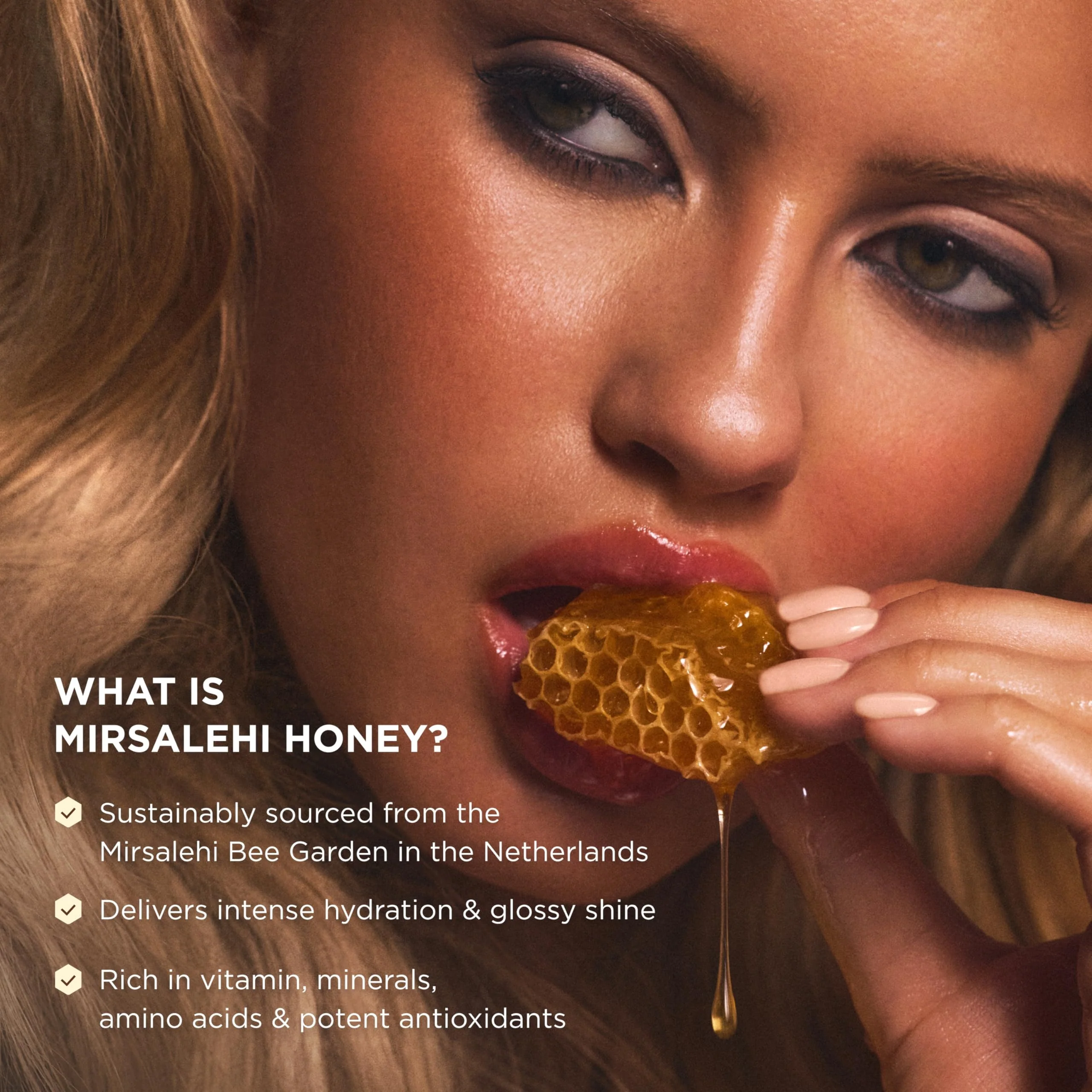 Gisou Honey Infused Hair Oil - Hydrating & Frizz Control Treatment with Mirsalehi Honey, Adds Shine & Heat Protectant for All Hair Types, 1.7 Fl Oz - Image 14