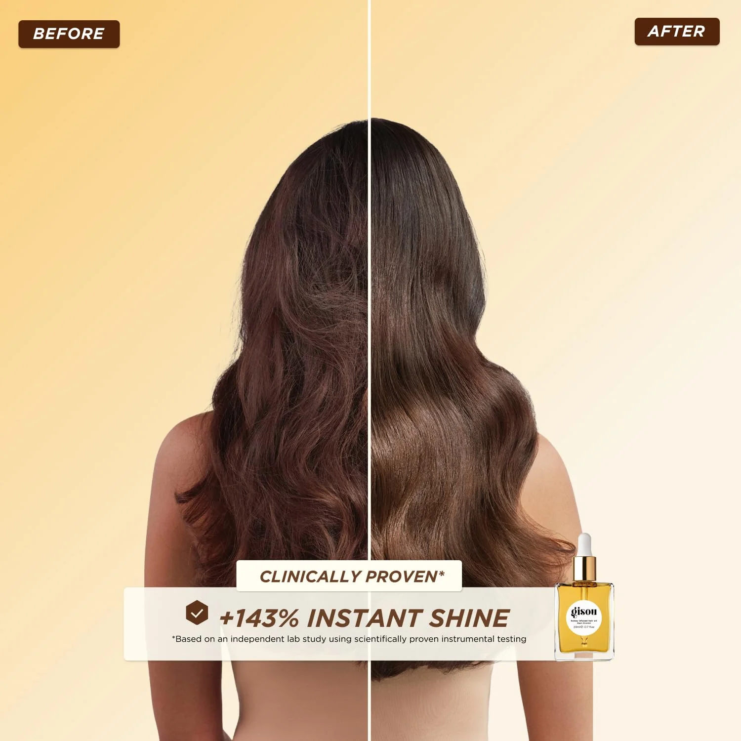 Gisou Honey Infused Hair Oil - Hydrating & Frizz Control Treatment with Mirsalehi Honey, Adds Shine & Heat Protectant for All Hair Types, 1.7 Fl Oz - Image 17