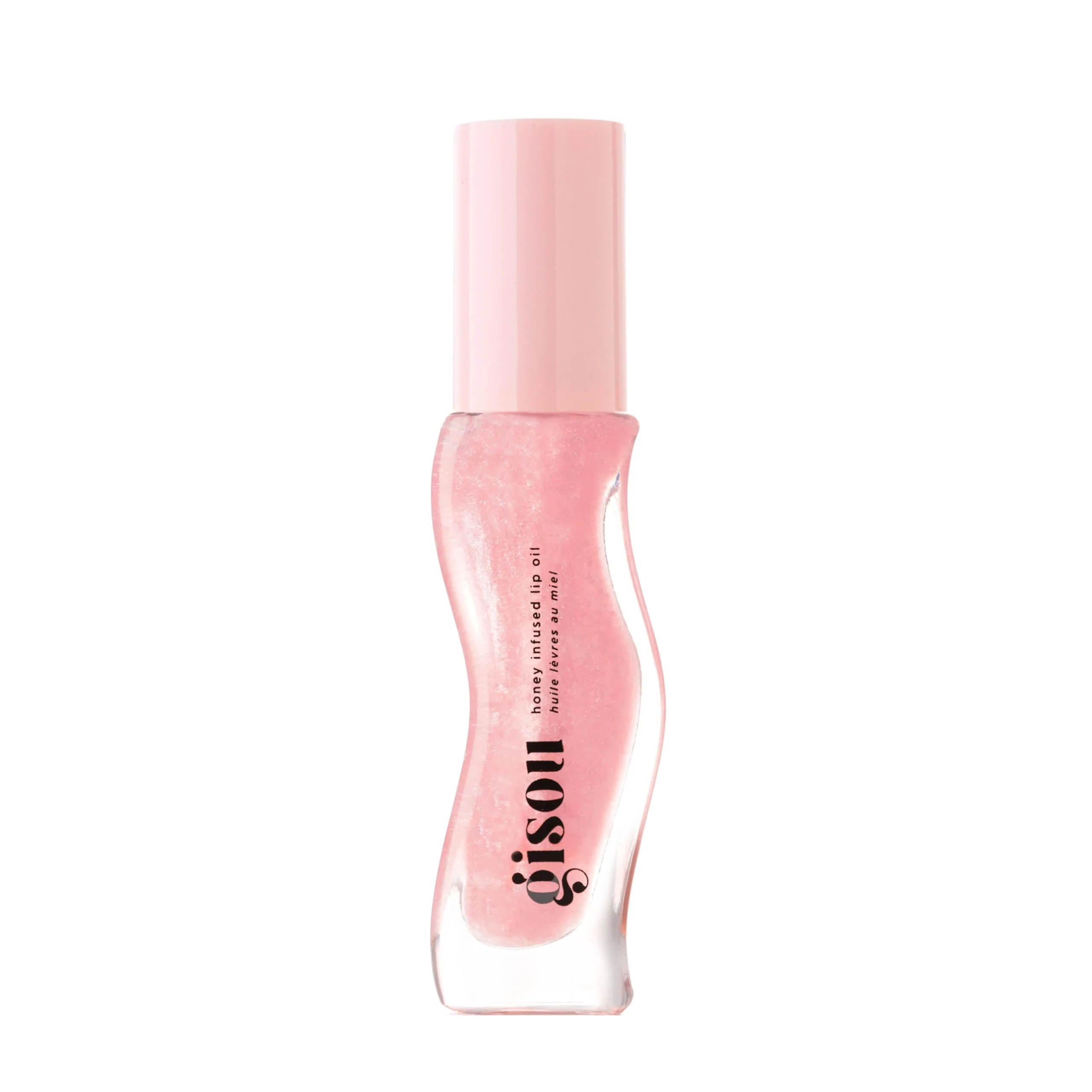 Gisou Honey Infused Lip Oil – Hydrating & Glossy Lip Oil with Mirsalehi Honey & Jojoba Seed Oil, Non-Sticky Shine, Watermelon Sugar, 0.27 Fl Oz