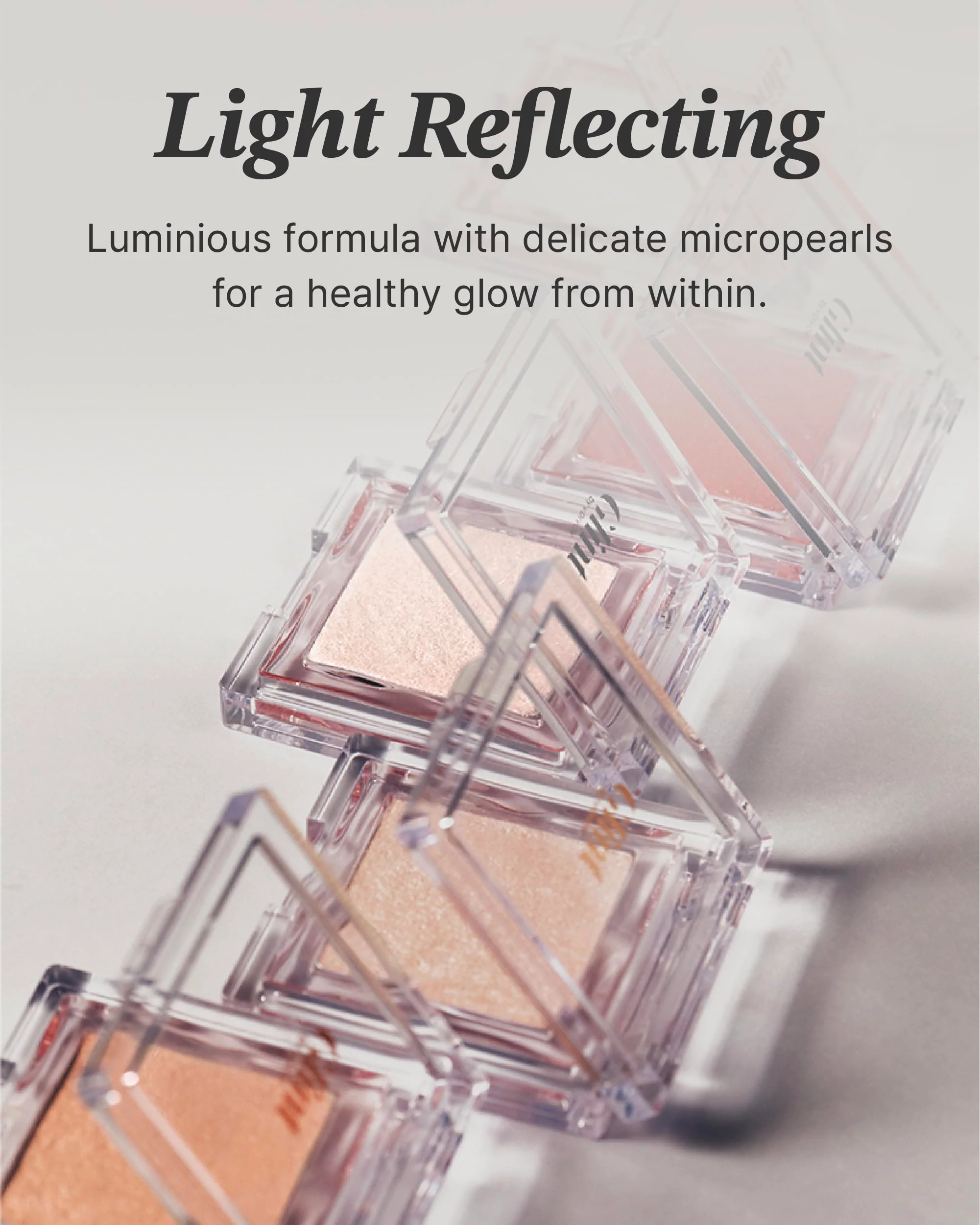 Glint Dewy Highlighter (Dewy Moon, 0.08oz) - Luminous Glow, Infused with Micropearls, Shiny Illuminator. Rich Pigment & Silky Touch, Korean Makeup. - Image 6