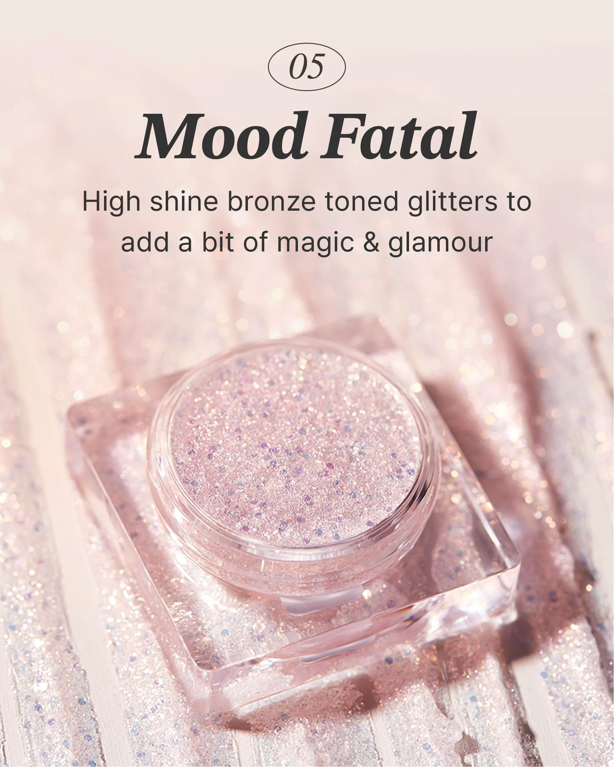 Glint Face & Body Glitter Gel (Mood Fatal, 0.1oz) - Multi-Use Makeup for Eyes, Cheeks, Body, and Hair. Rich Pigment, Long-Lasting Sparkle/Glitter for Party, Festival, Concert - Image 7