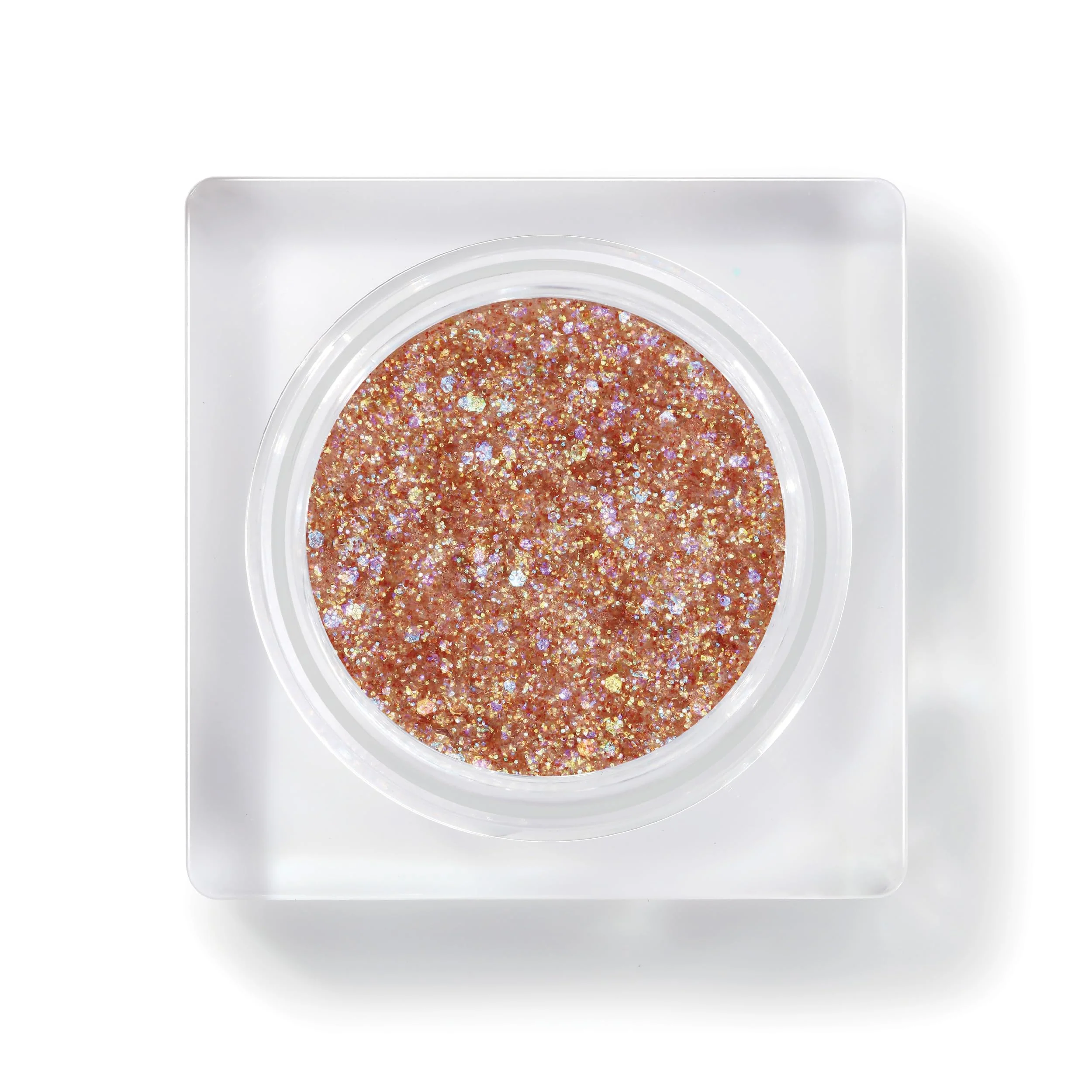 Glint Glitter Gel (Rum N Sugar, 0.13oz) - Multi-Use Body Makeup for Eyes, Cheeks, Body, and Hair by LG Beauty. Rich Pigment, Long-Lasting Sparkle/Glitter for Party, Festival.