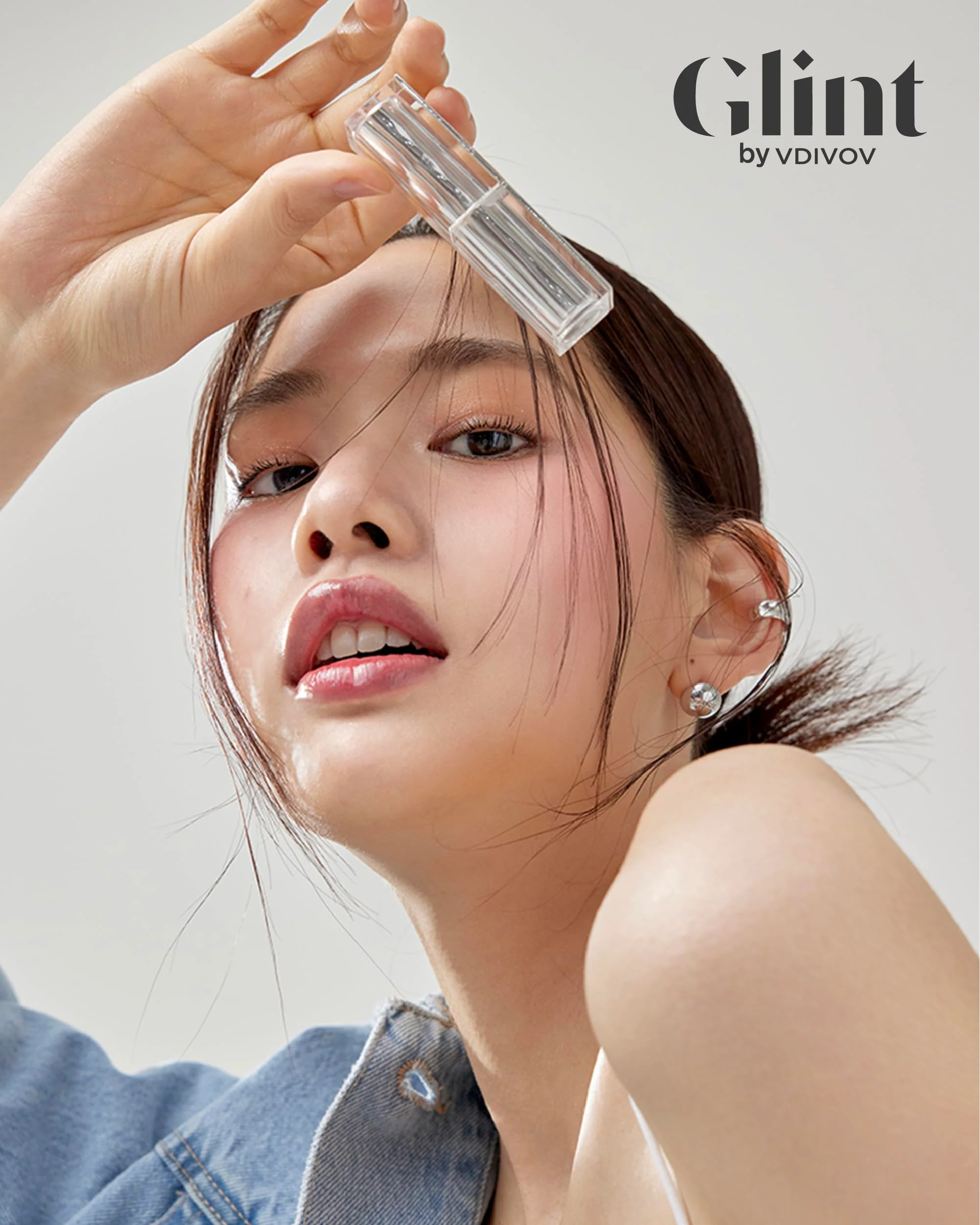 Glint Glow Lip Balm (Love From, 0.1oz) - Moisturizing Stain Lipstick with Shine for Natural Lips, Tinted Treatment. Luxurious Korean Skin Care Makeup. Chapped, Dry, Cracked - Image 3