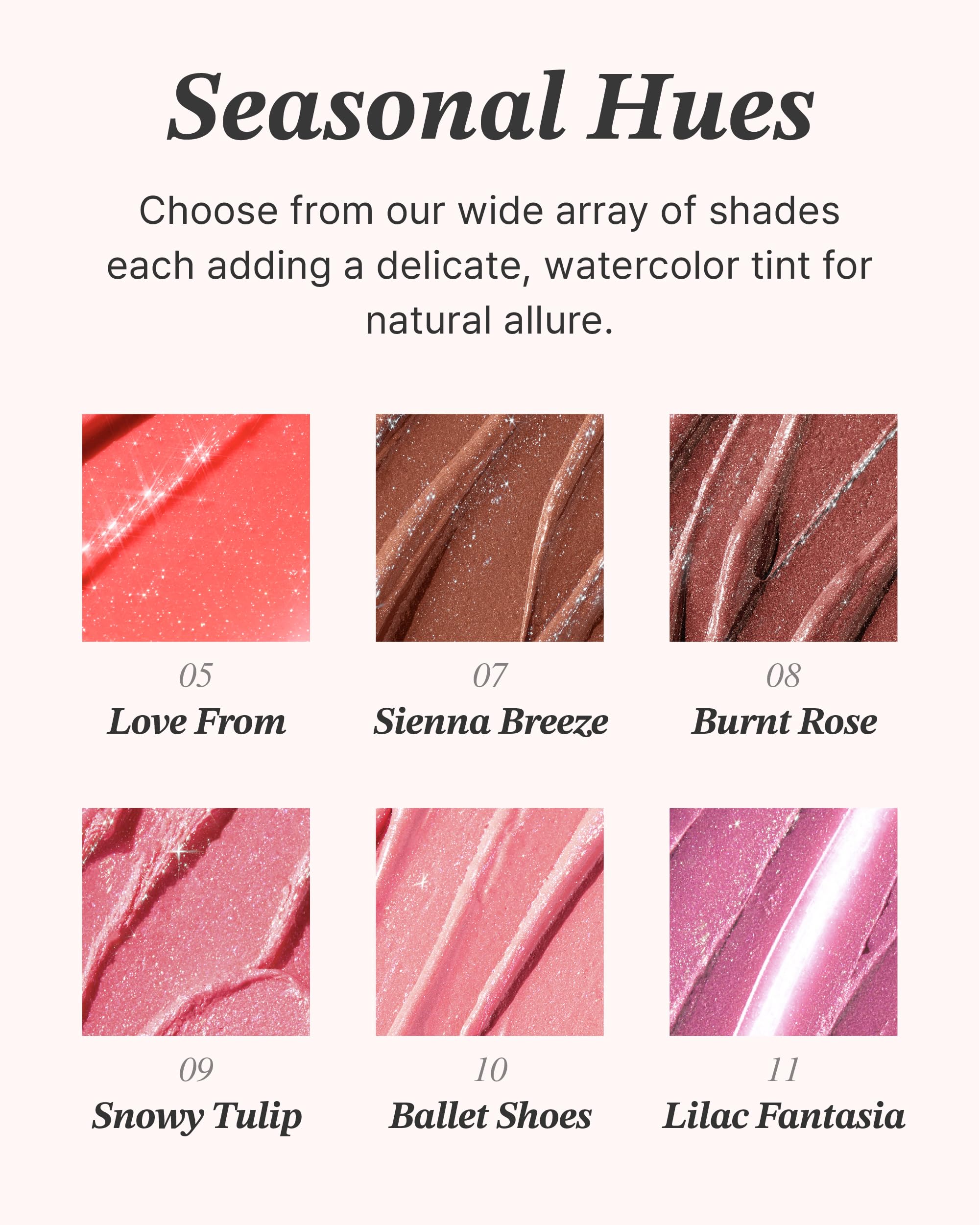 Glint Glow Lip Balm (Love From, 0.1oz) - Moisturizing Stain Lipstick with Shine for Natural Lips, Tinted Treatment. Luxurious Korean Skin Care Makeup. Chapped, Dry, Cracked - Image 4