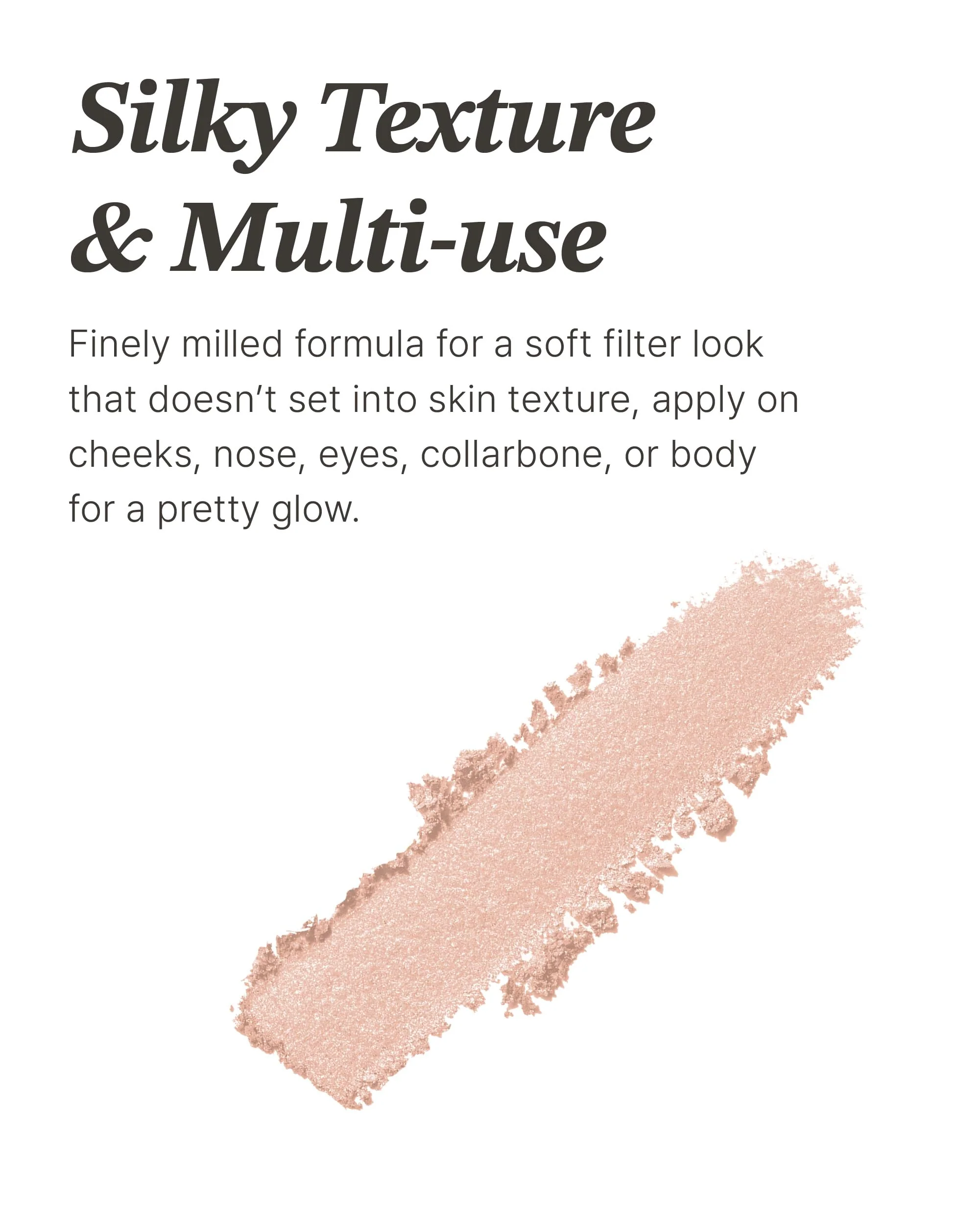 Glint Highlighter Special Set (Dewy Moon(Set), 0.08oz + Fan Brush) - Baked Highlighter for Natural Glow. Korean Makeup by LG Beauty. Rich Pigment, Silky Touch, Shimmer. - Image 4