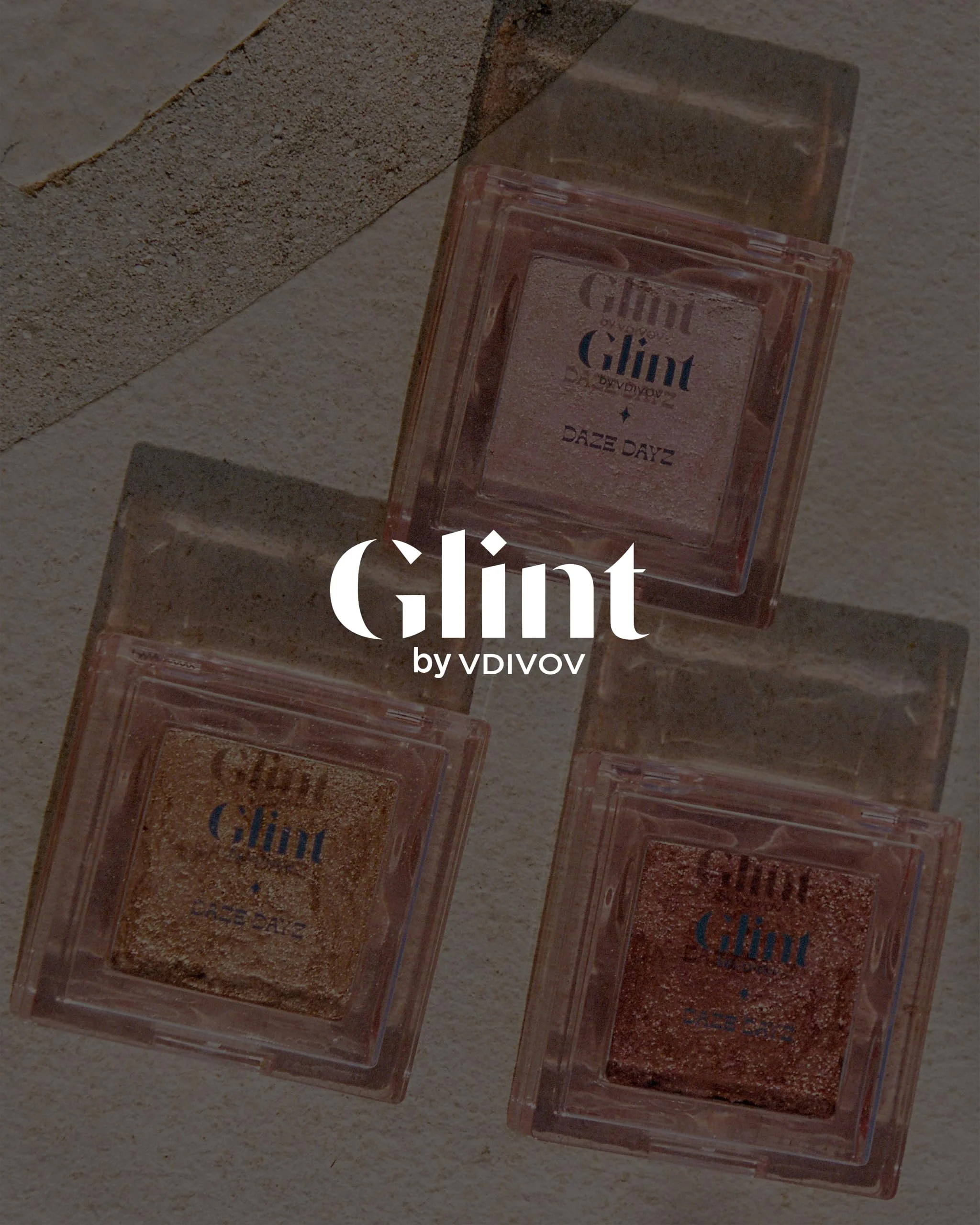 Glint Marble Highlighter (Icicle Moon, 0.08oz) - Korean Makeup. Inspired Baked for Smooth, Radiant Glow, Long-Lasting Wear. Enriched with Micro Pearl Particles - Image 3