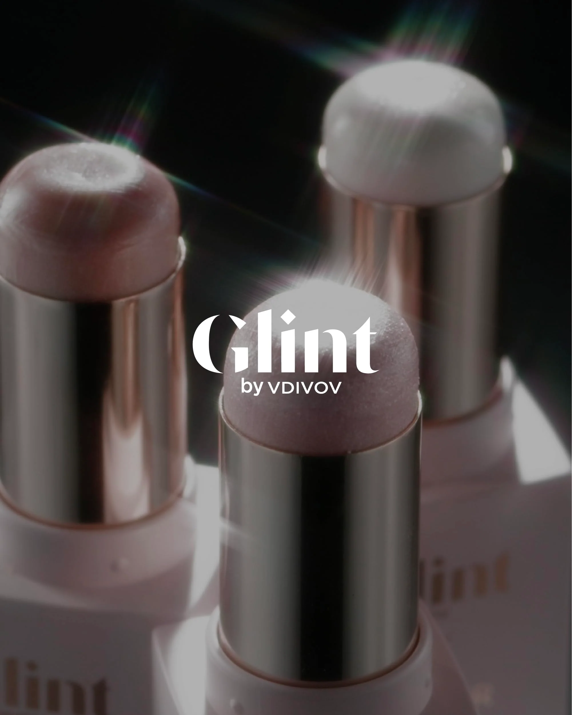 Glint Stick Highlighter (Dewy Moon, 0.24oz) - Multi-Use Illuminator Stick by LG Beauty. Creamy & Blendable Color. - Image 3
