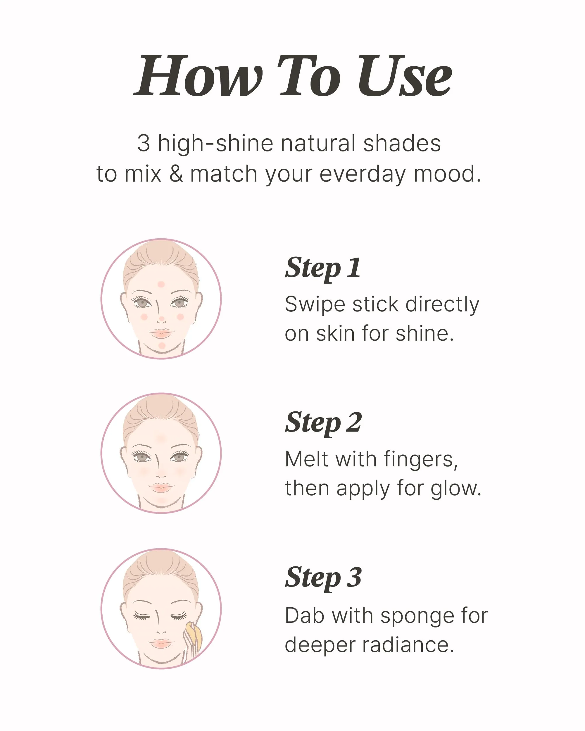 Glint Stick Highlighter (Dewy Moon, 0.24oz) - Multi-Use Illuminator Stick by LG Beauty. Creamy & Blendable Color. - Image 4