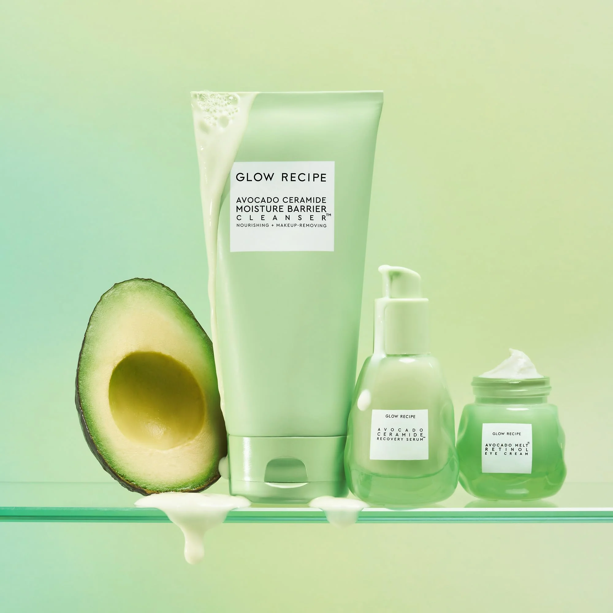 Glow Recipe Avocado Ceramide Facial Cleanser, Korean Double Cleanse Second Step, Hydrating Gel-to-Foam Face Wash for Dry Skin, Barrier Support, Hyaluronic Acid + Colloidal Oatmeal (150ml) - Image 4