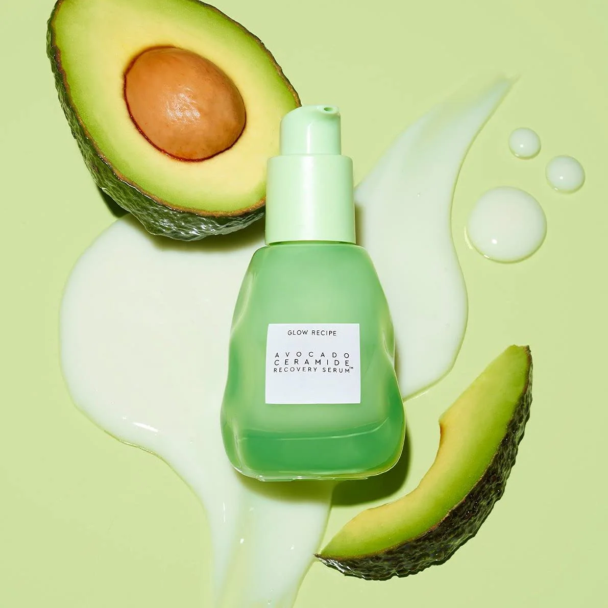 Glow Recipe Avocado Ceramide Serum - Soothing, Hydrating Face Serum for Women & Men, Redness Relief & Skin Barrier Repair - Lightweight, Milky Korean Skincare for Dry, Sensitive Skin (30 ml) - Image 8