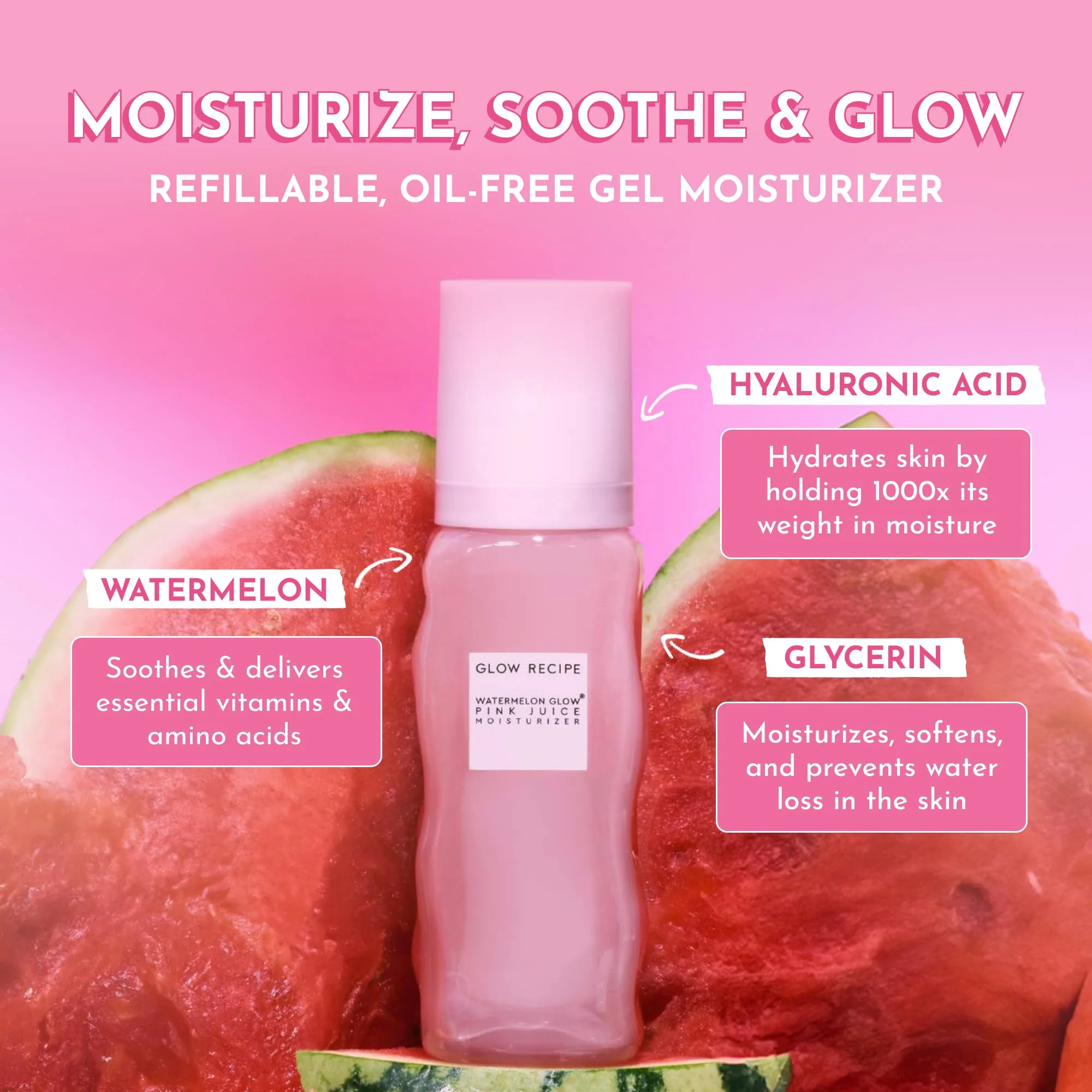 Glow Recipe Dewy Babies Travel Skincare Set - Plum Plump Hyaluronic Acid Serum + Dewy Flush Tinted Blush Drops + Pink Juice Face Moisturizer + Bronzing Hue Drops + Ultra Fine Facial Mist (5 Count) - Image 5