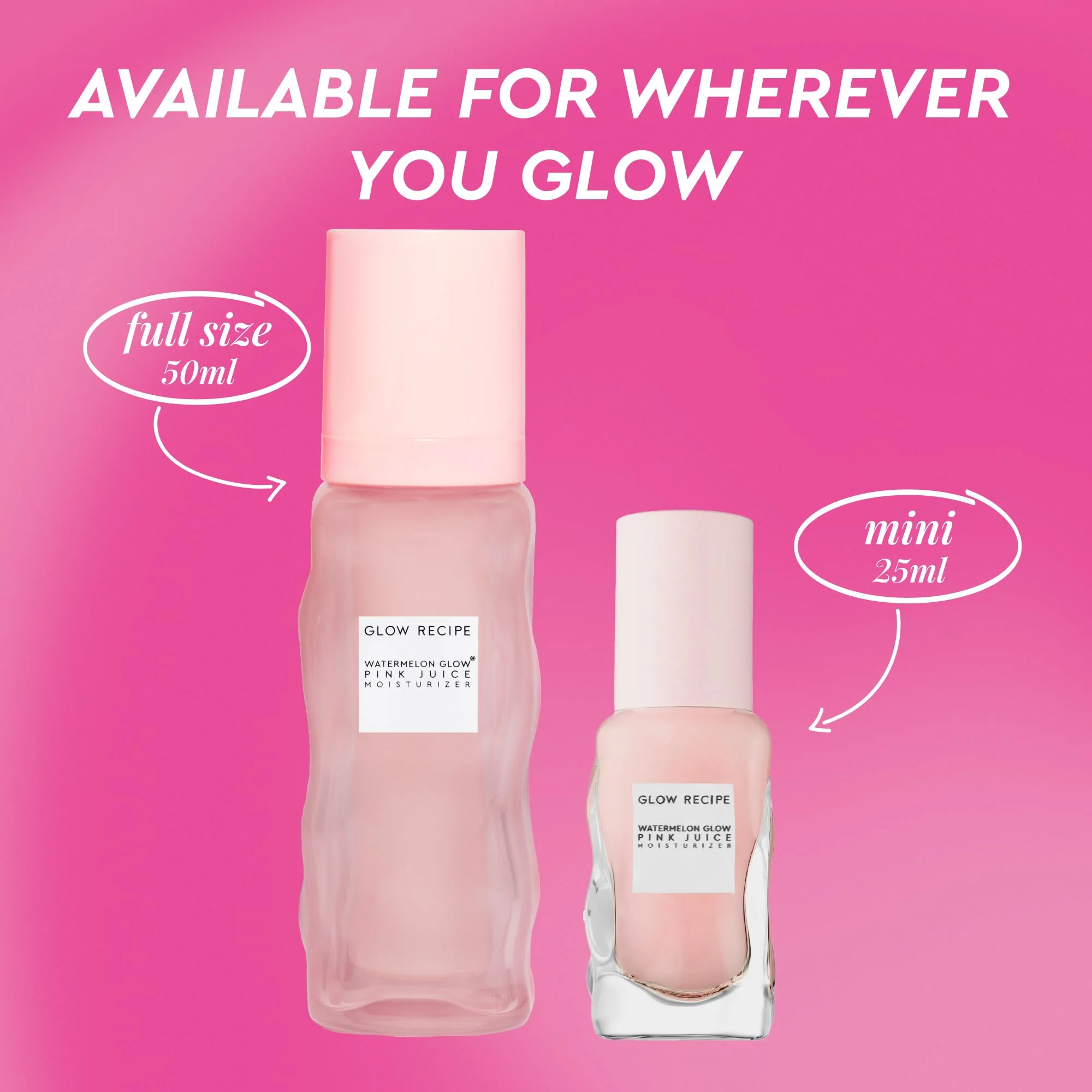 Glow Recipe Pink Juice Water Gel Moisturizer, Korean Gel Moisturizer for Glass Skin, Oil-Free Hydrating Hyaluronic Acid Face Moisturizer for Oily Skin, Non-Comedogenic, Long-Lasting (50ml) - Image 5