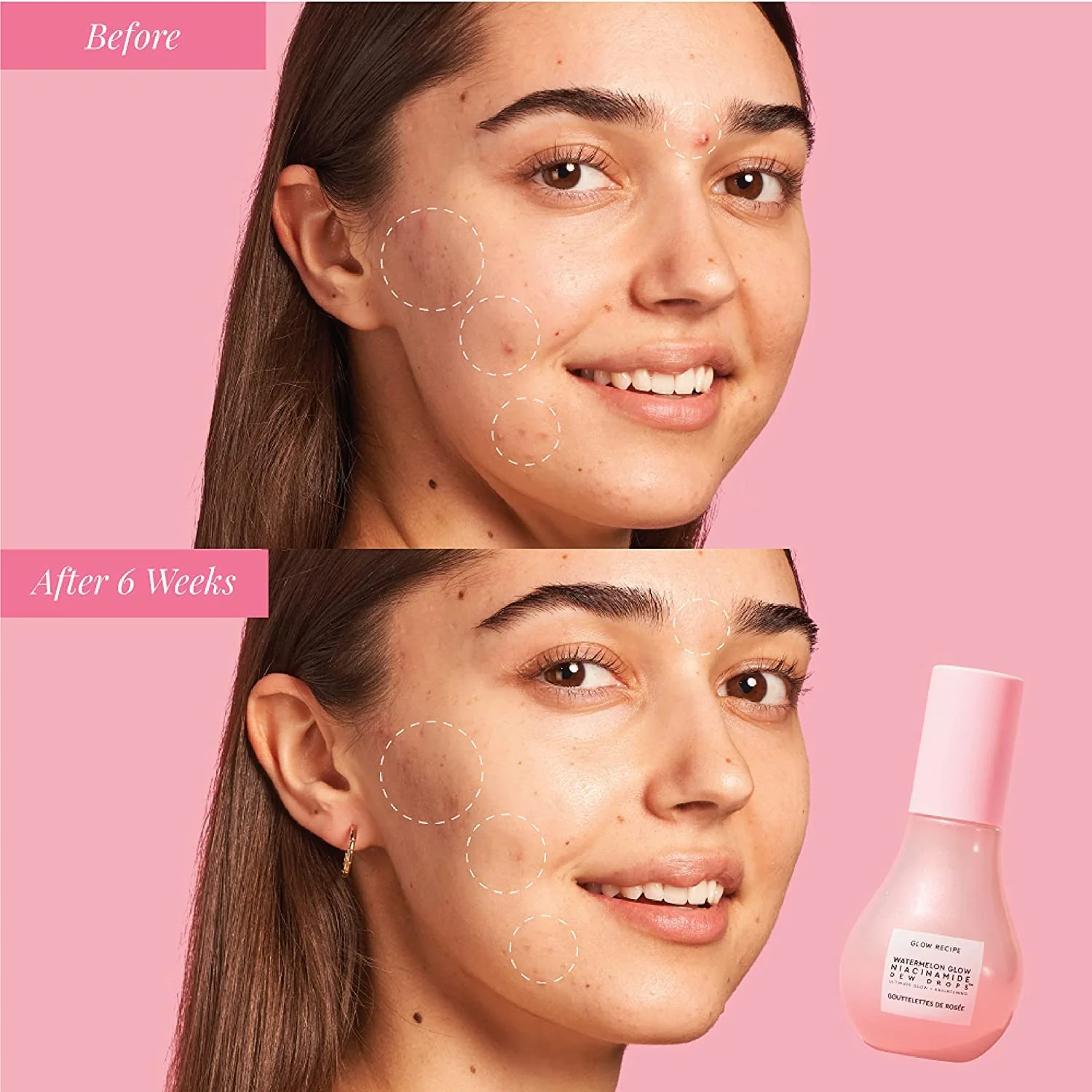 Glow Recipe Watermelon Niacinamide Dew Drops, Korean Niacinamide Serum Drops, Hydrating Face Serum + Primer & Liquid Highlighter, Hyaluronic Acid, Dewy Glow (40ml) - Image 14