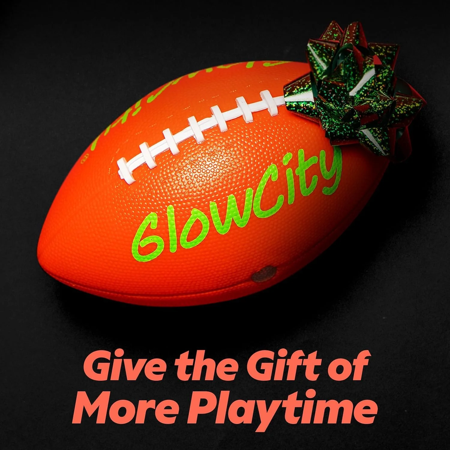 GlowCity Glow in The Dark Football - Size 6 Light Up LED Ball for Teen Boys & Adults - Cool Sports Gift for Night Outdoor Games - Birthday Gifts Ideas for Teen Boys Teenager Ages 12 13 14 15 16 17 18 - Image 4
