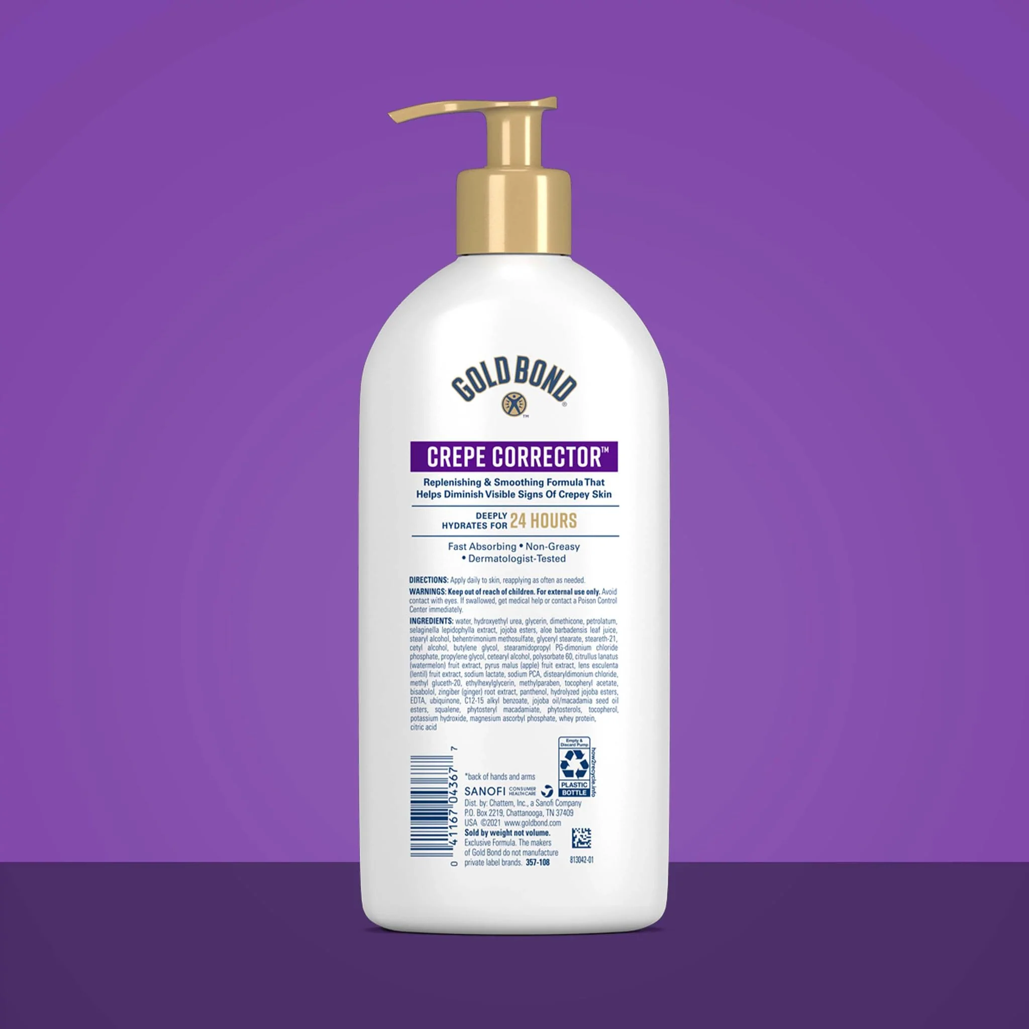 Gold Bond Age Renew Crepe Corrector Body Lotion, Replenishing & Smoothing Formula, Gold Bond Crepe Corrector Body Lotion, 14 oz - Image 10