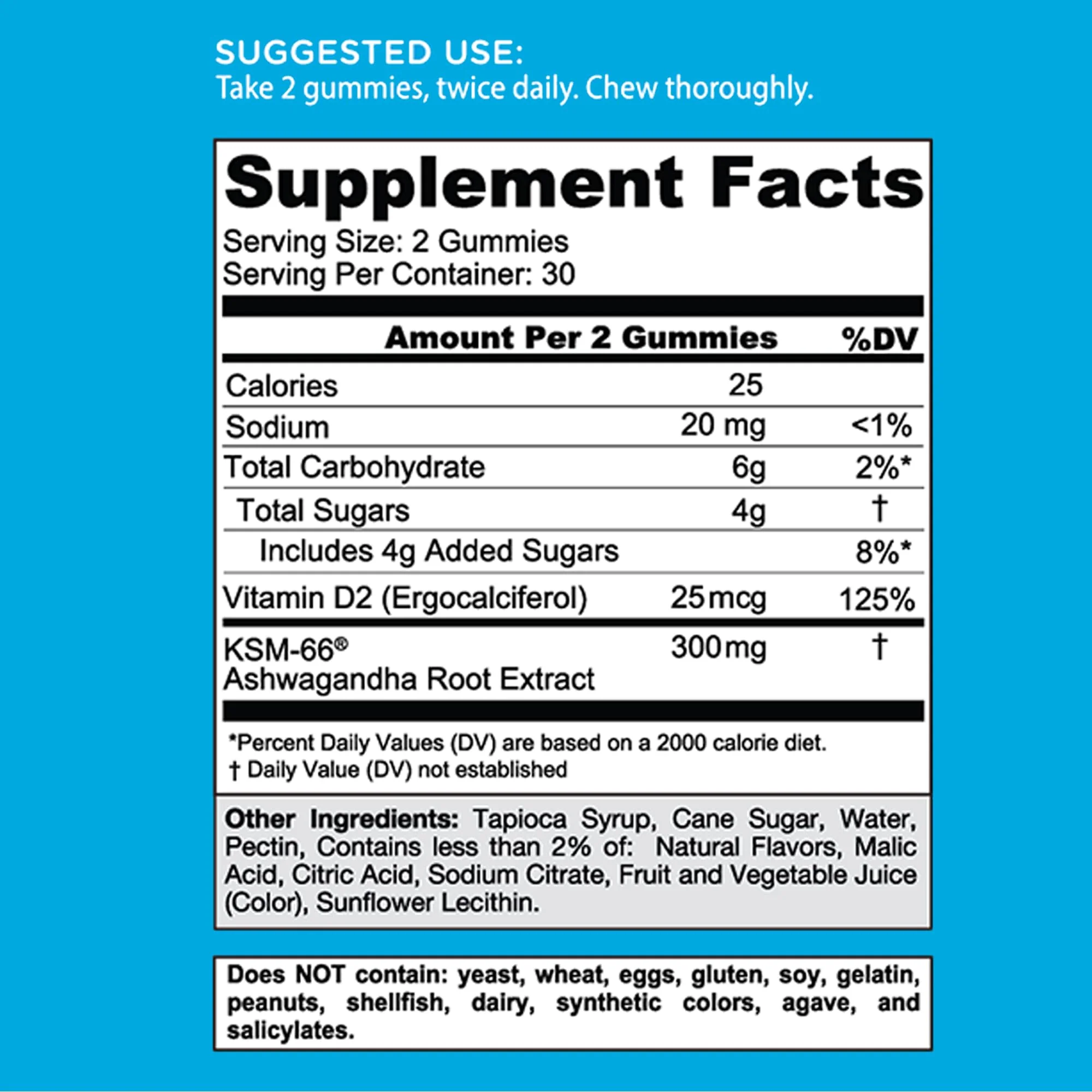 Goli Ashwagandha Gummies with KSM-66 and Vitamin D - Premium Root Extract - Vegan, Non-GMO - Mixed Berry Flavor - 60 Count (3-Pack, 180 Total) - Image 5