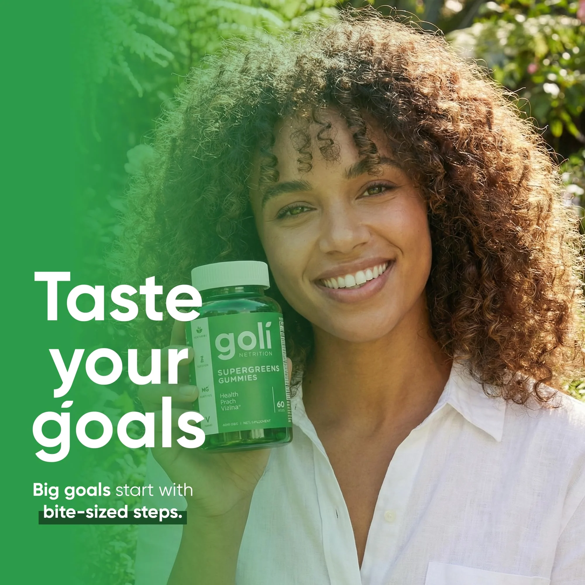 Goli Supergreens Gummies with Probiotics - Artichoke Leaf Extract, Spirulina, Kale, Vitamins A, B6, B12 - Vegan, Gluten-Free, Non-GMO - Image 6