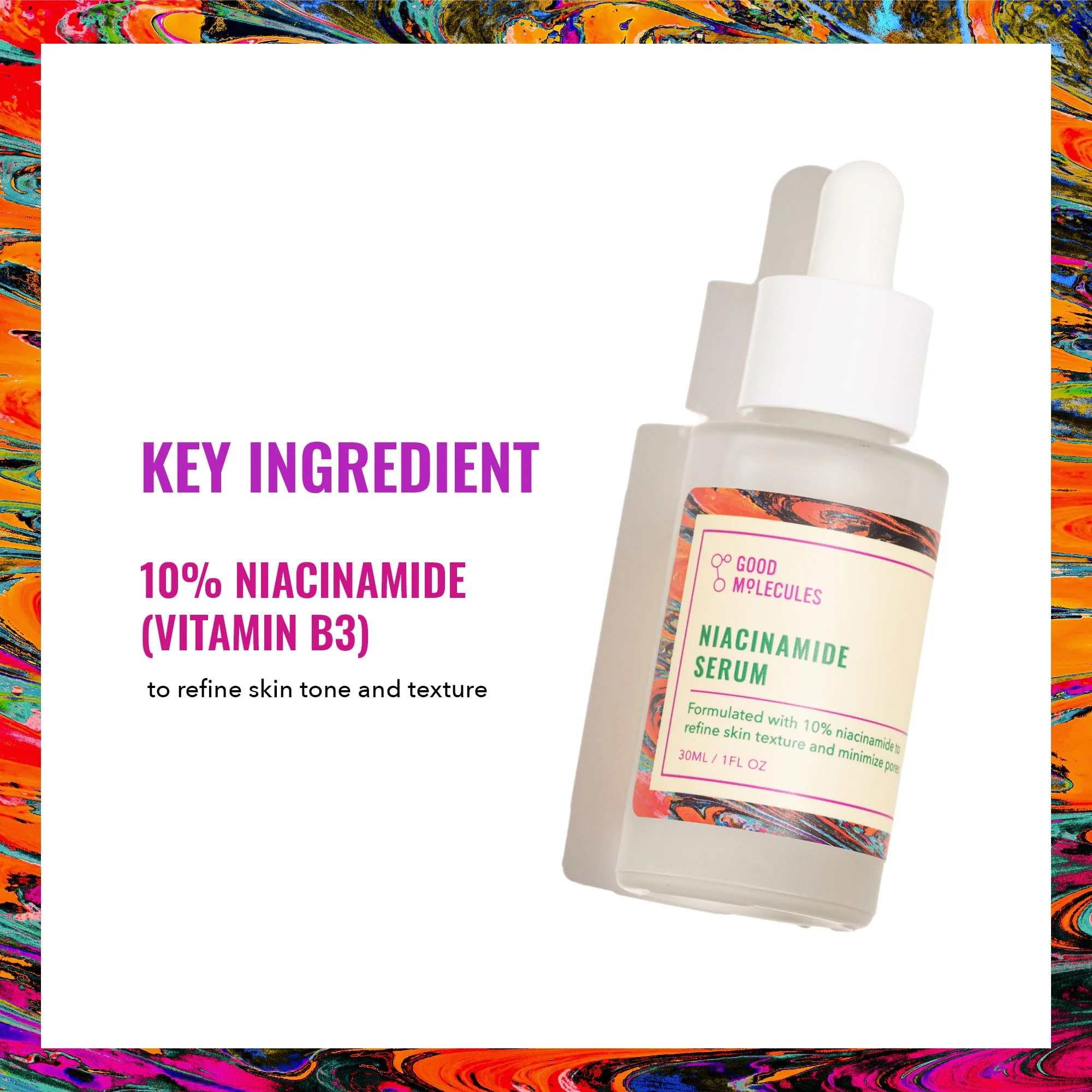 Good Molecules Niacinamide Serum - 10% Niacinamide to Target Blemishes, Nourishment, and Skin Tone - Ultra Hydrating Serum and Brightening Skin Care for Face - Image 7
