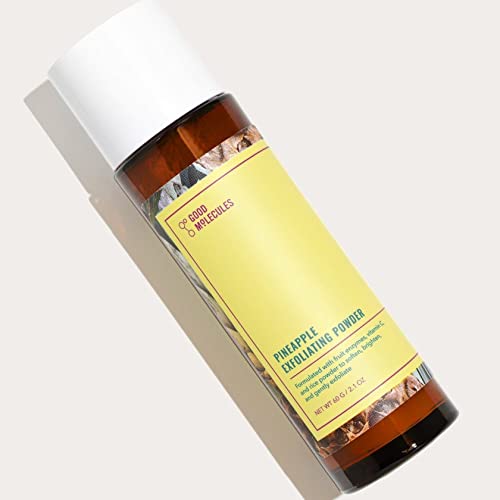 Good Molecules Pineapple Exfoliating Powder - Exfoliating Face Scrub with Natural Enzymes, Gentle Alcohol-Free Facial Cleanser, Skin Care for Face - Image 4