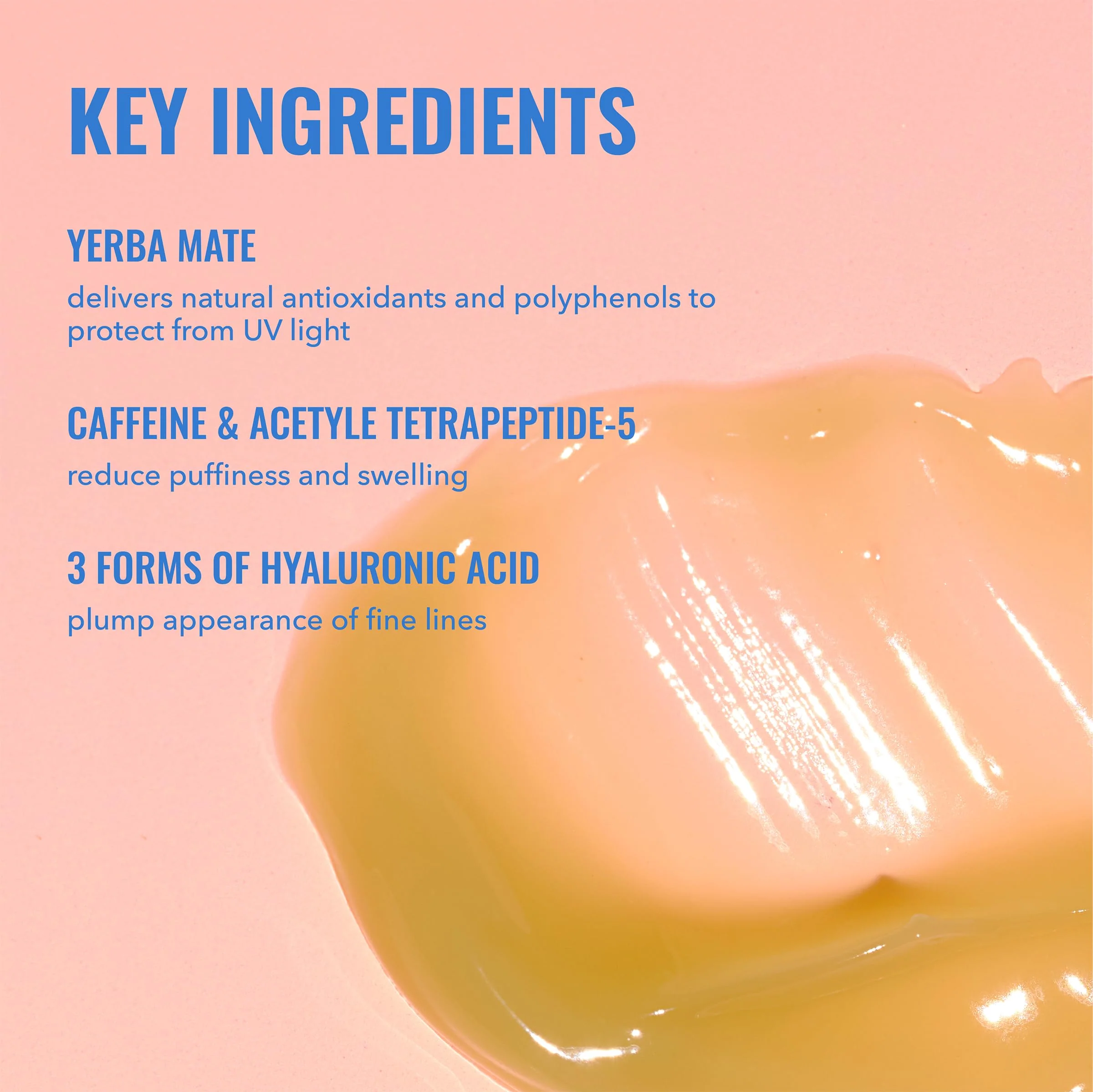 Good Molecules Yerba Mate Wake Up Eye Gel - Hydrating Under Eye Gel Cream with Hyaluronic Acid and Caffeine - Target Dark Circles and Puffiness - Skin Care for Face - Image 6