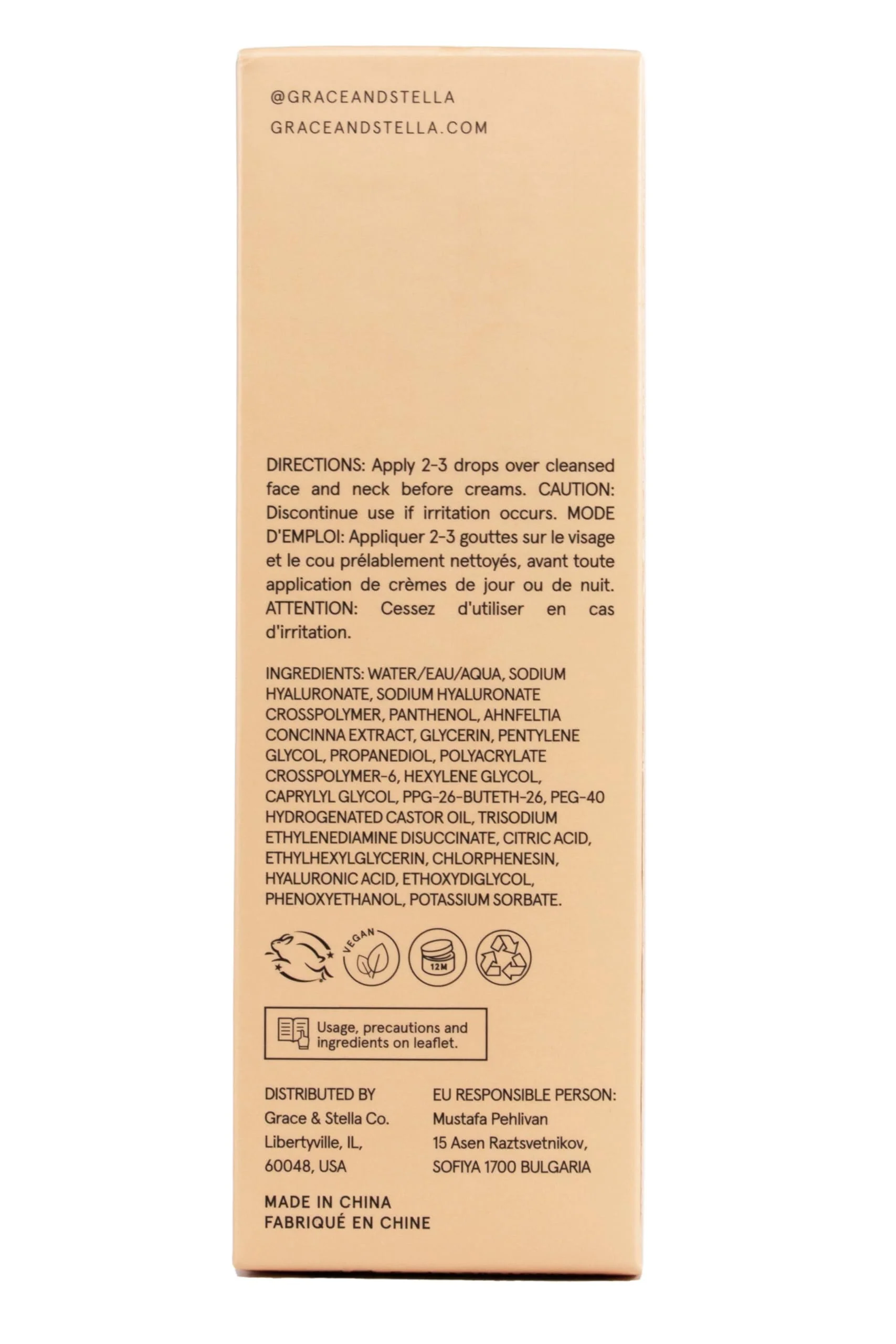 grace & stella Award Winning Hyaluronic Acid Serum (30ml/1 fl oz) Hydrating Hyaluronic Acid Serum for Face - Acido Hialuronico for Women - Remove Fine Lines, Wrinkles, Anti Aging - Vegan Skincare - Image 2