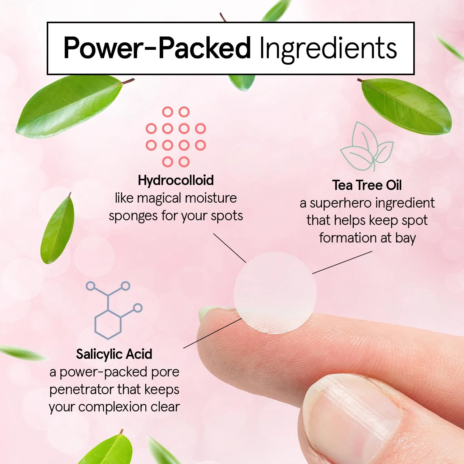 grace & stella Award Winning Pore Strip Pimple Patches for Face - Hydrocolloid Acne Patches for Shrinking Zits, Whiteheads - Spot Stickers - Dermatologist-Tested, Vegan (Invisible, 72 Count) - Image 7