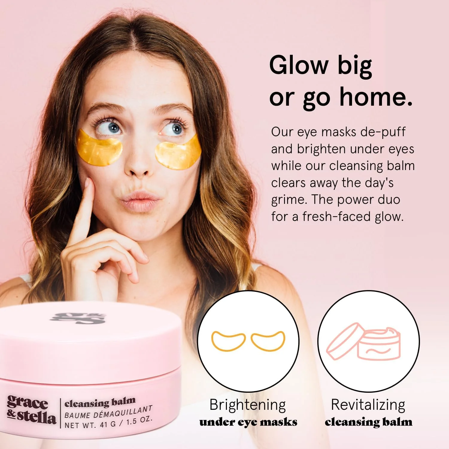 grace & stella Award Winning Skin Care Set - Birthday Gifts for Her, Travel Size Toiletries with Eye Masks, Hyaluronic Acid Serum, Lip Balm & More, Gift Baskets for Women, Vegan Cruelty-Free Self Care - Image 6
