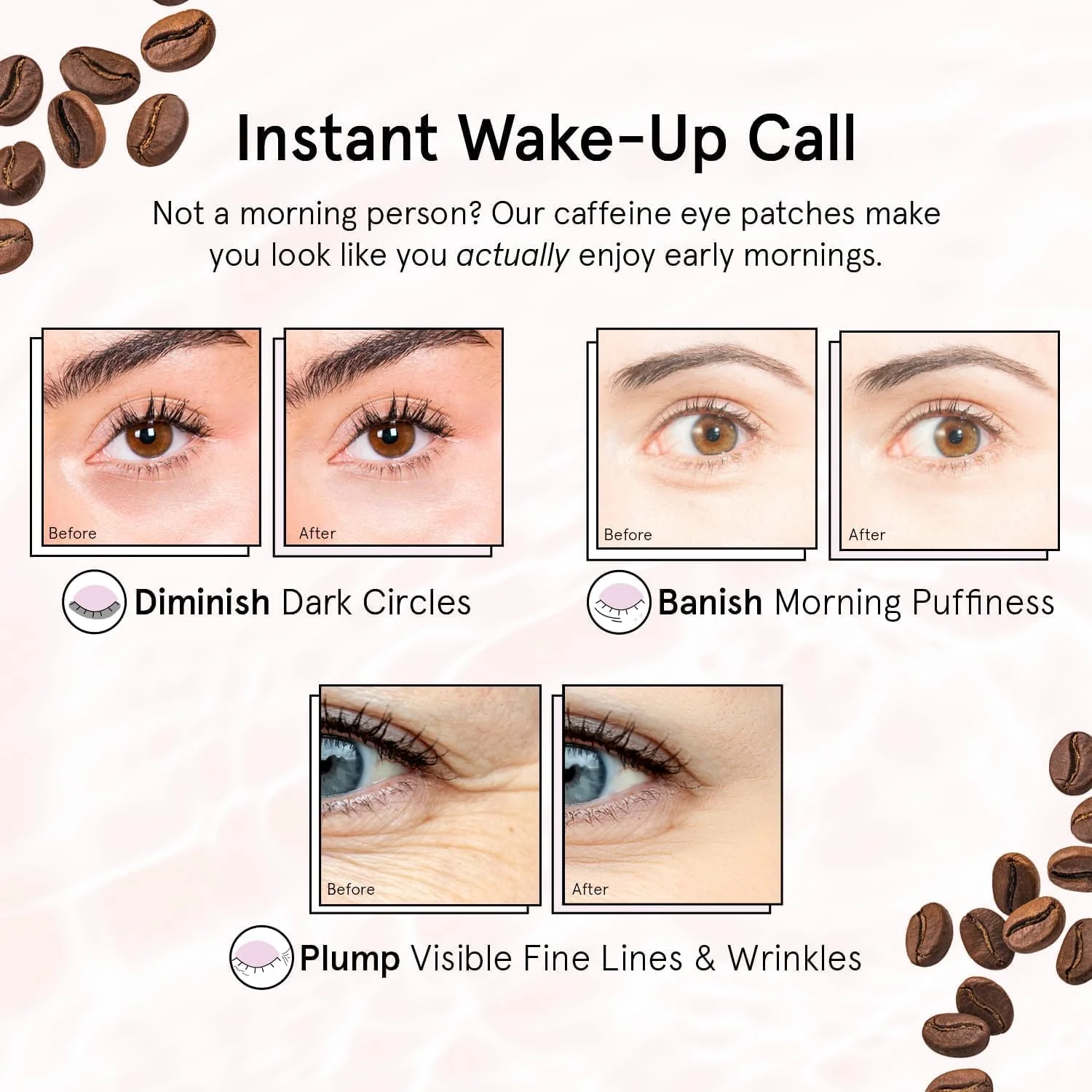 grace & stella Caffeine Under Eye Patches - Awakening Eye Patches for Puffy Eyes and Dark Circles, Under Eye Mask Patches with Niacinamide & Hyaluronic Acid - Teen Girl Gifts, Vegan (Bronze, 24 Pairs) - Image 7