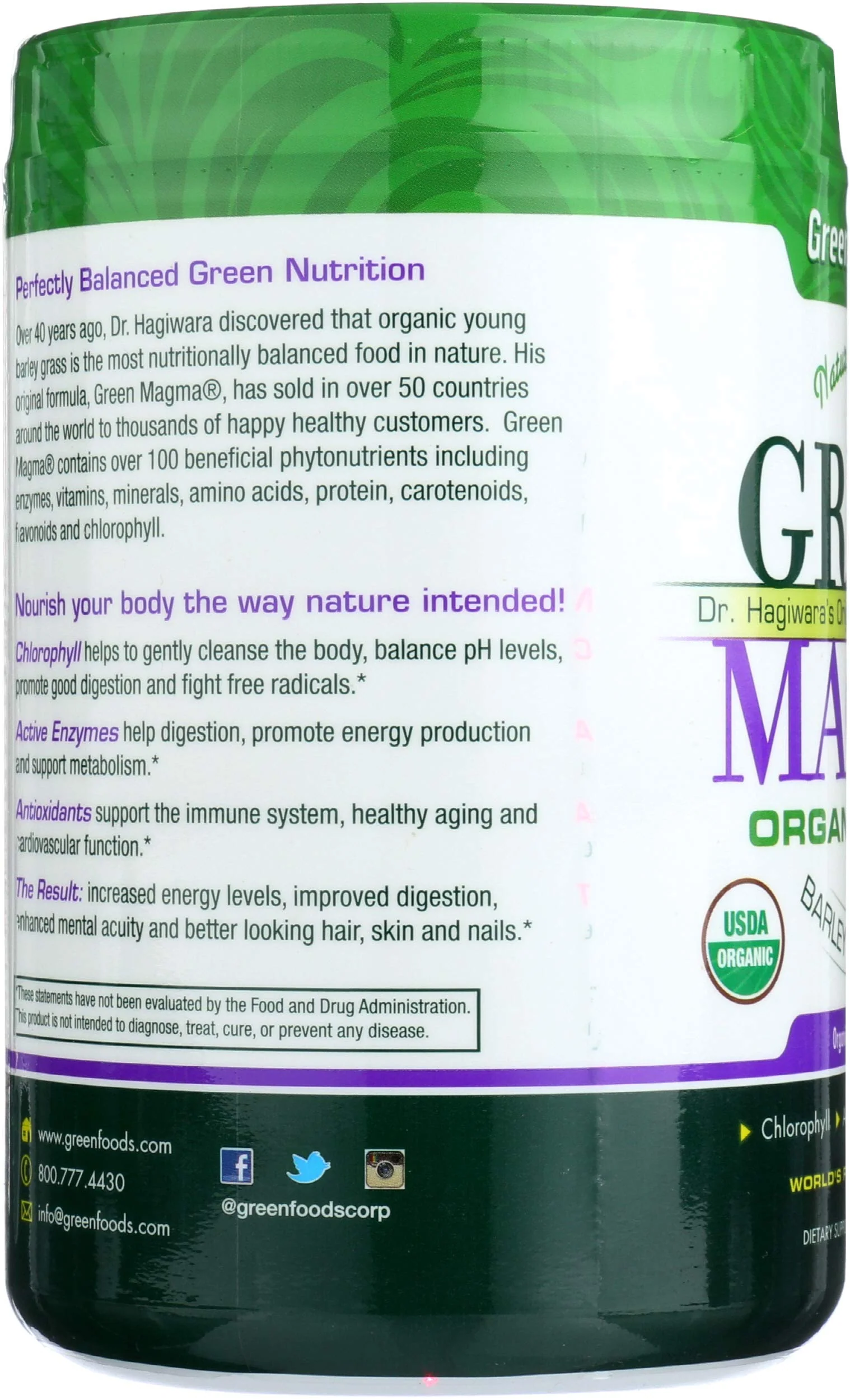 Green Foods, Green Magma Organic, 10.6 Ounce - Image 5