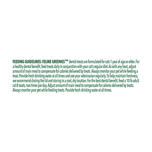 Greenies Cat Treats, Veterinarian-Recommended Adult Natural Dental Cat Treats, Tempting Tuna Flavor, 2.1 oz. Pack - Image 2