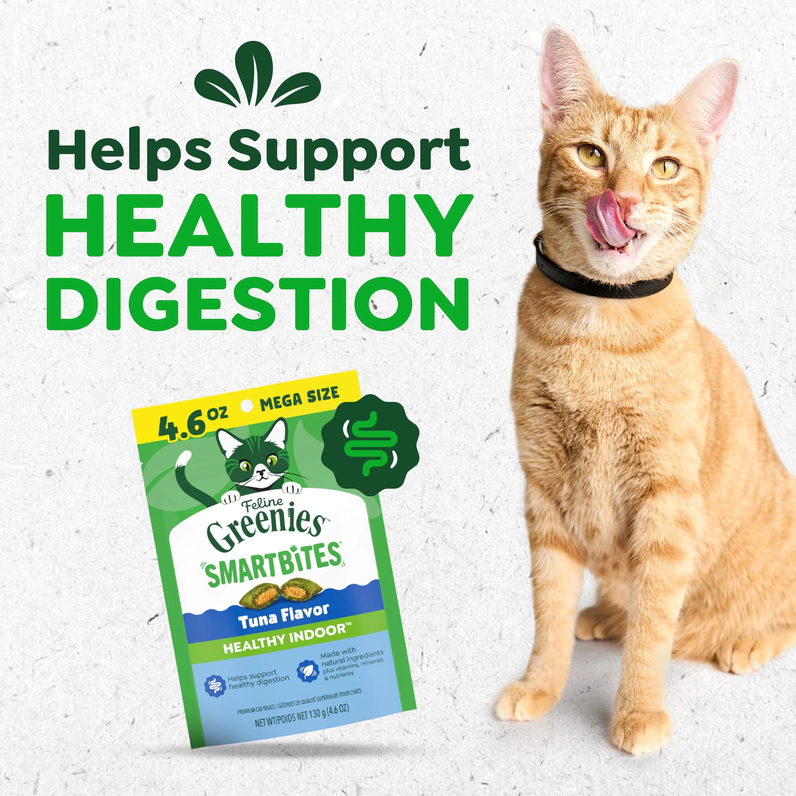 Greenies Feline Smartbites, Cat Treats Healthy Recipe, Indoor Cat Treats, Tuna Flavor, 4.6 oz. Pack - Image 10
