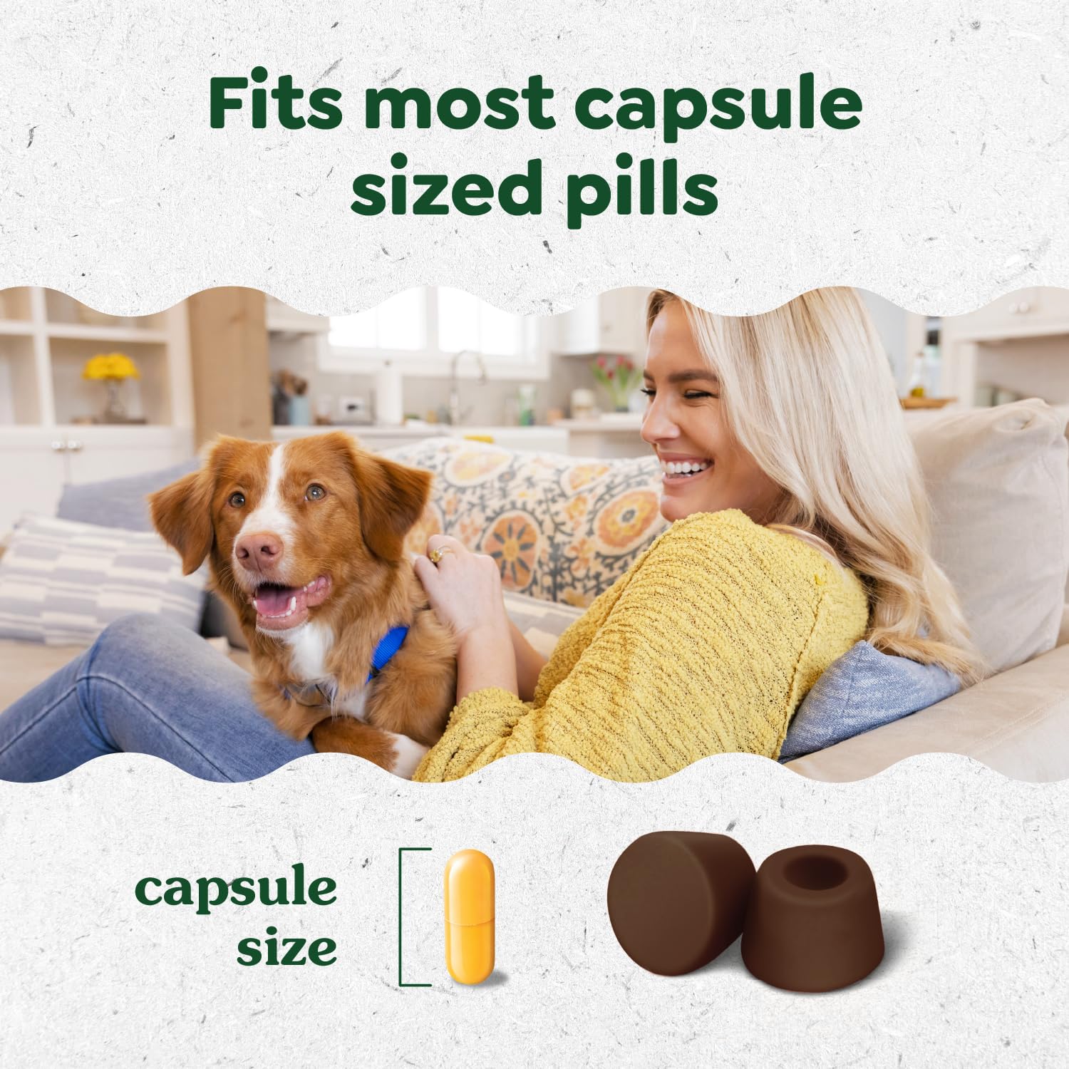 Greenies Pill Pockets for Dogs Large Size, Dog Treat Pouch for Capsule Medication, Hickory Smoke Flavor, 15.8 oz. Pouch - Image 6