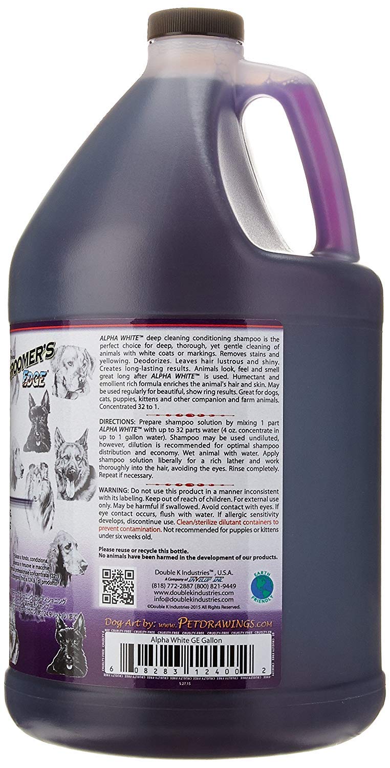 Groomers Edge Alpha White Shampoo, 1 Gallon - Image 4