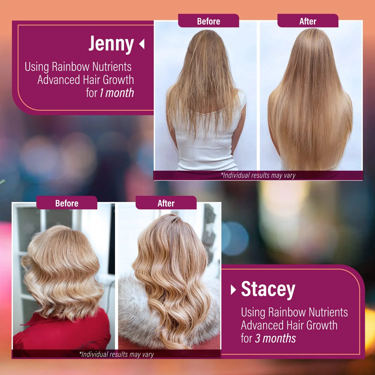 Hair Growth Vitamins for Women | Biotin 10,000mcg, Collagen, Patented OptiMSM®, goMCT®, Saw Palmetto | Naturally Regrow Stronger & Healthier Hair, Skin and Nails | Stops Hair Loss | 60 Day Supply - Image 5