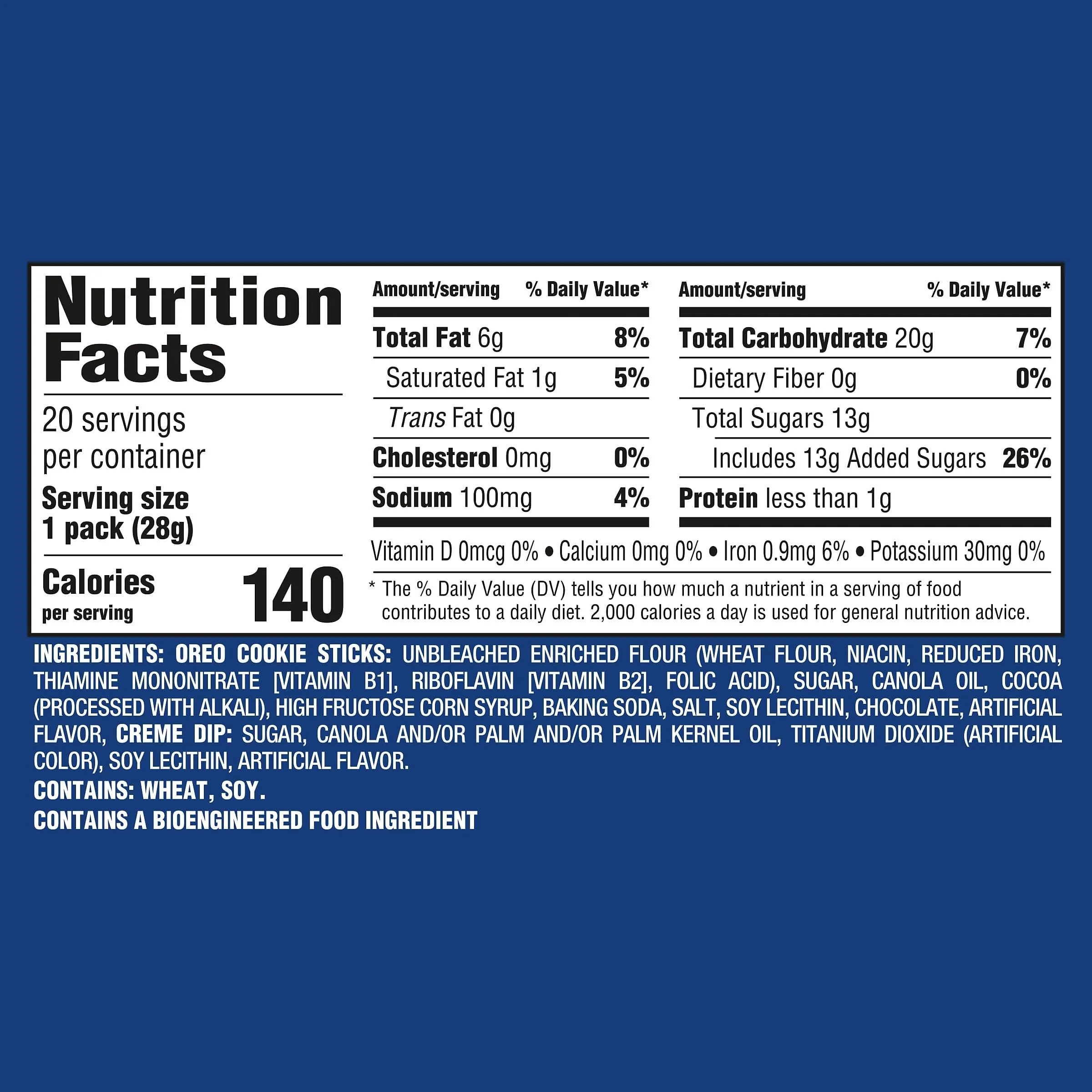 Handi-Snacks OREO Cookie Sticks 'N Creme Dip Snack Packs, 20 Snack Packs - Image 18