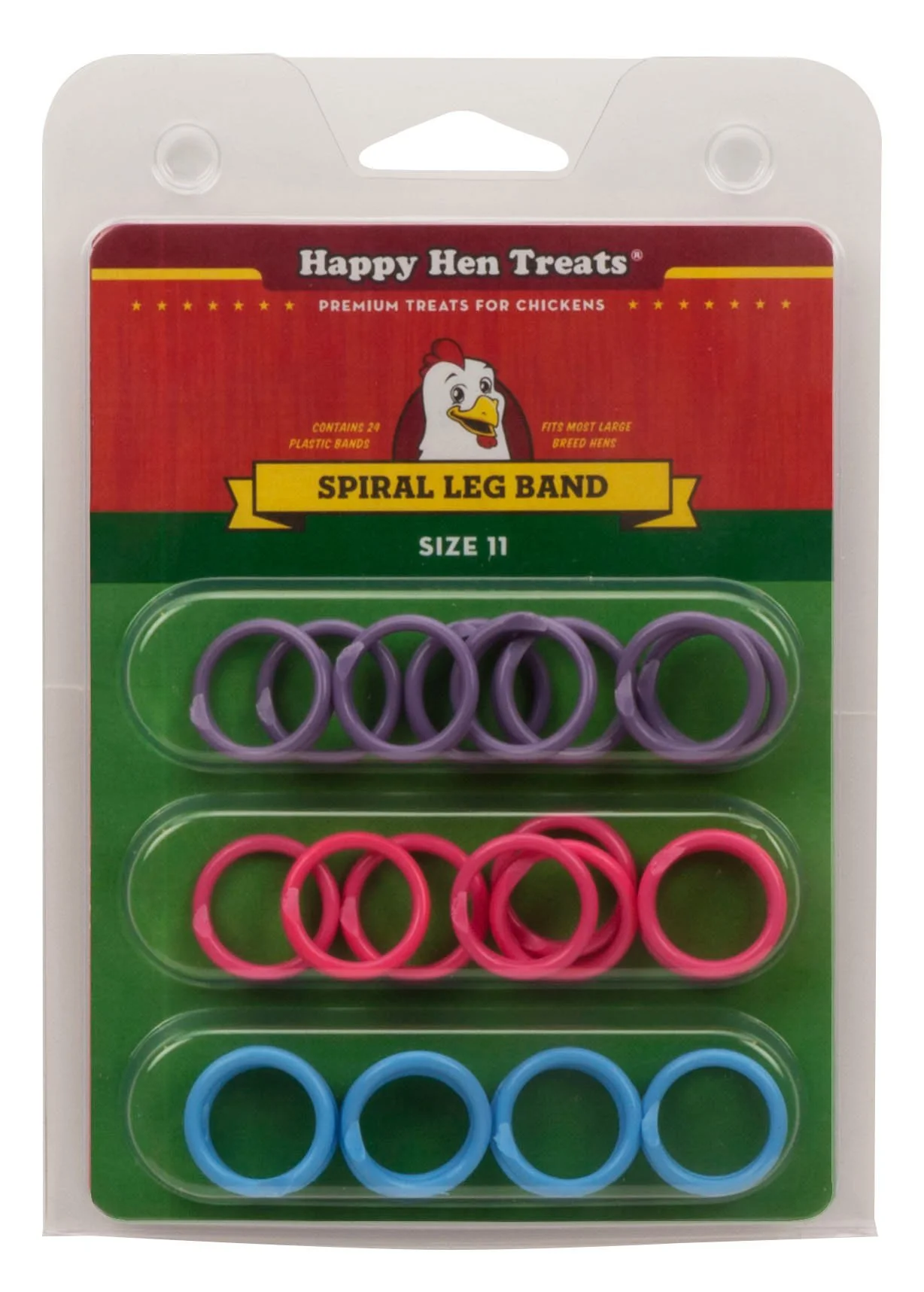Happy Hen Treats Spiral Leg Bands, Size 11 - Image 6