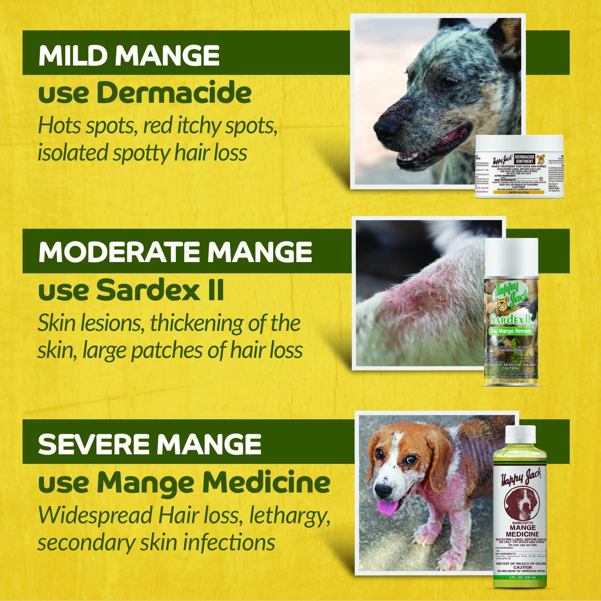 HAPPY JACK Mange Medicine & Treatment for Dogs & Horses - Brings Soothing Itch Relief to Severe Mange, Fungi, Allergies, Eczema & Most Dog Skin Irritation (8 oz) - Image 6