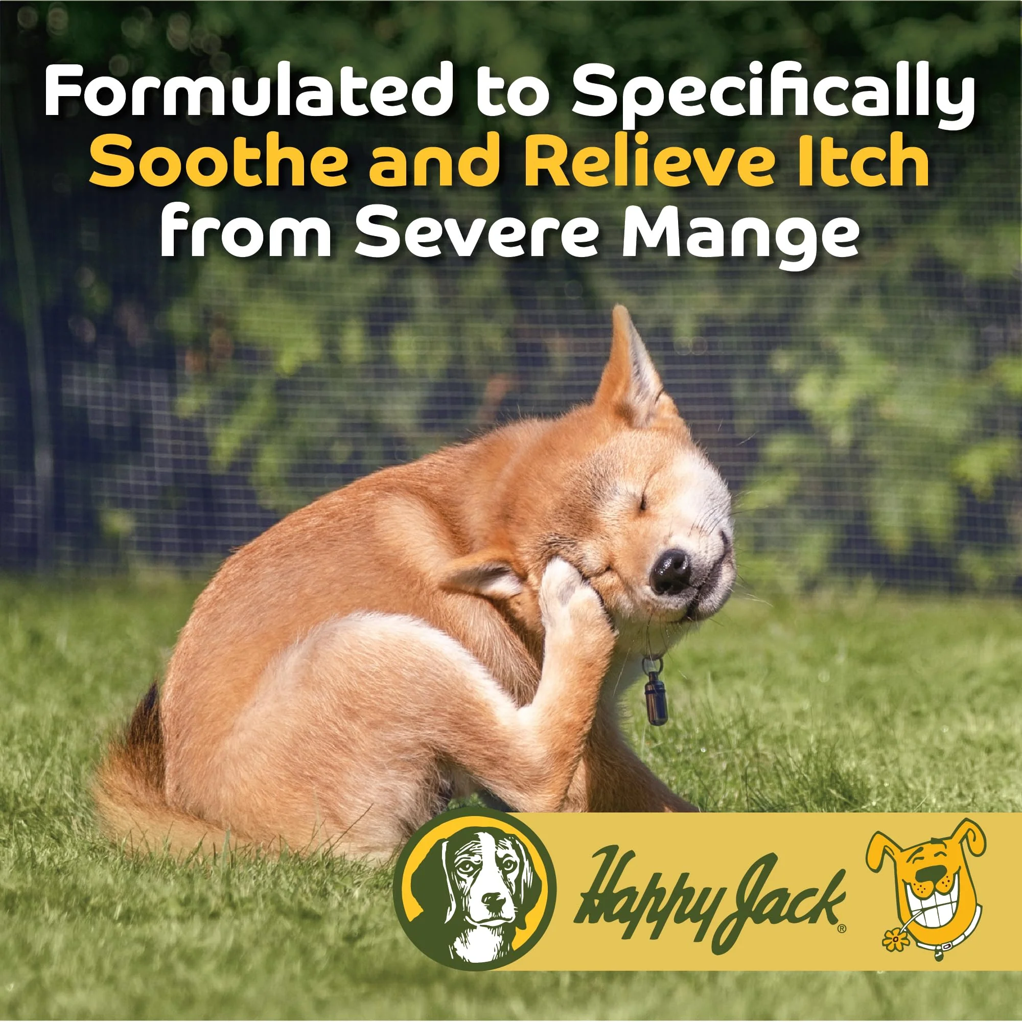 Happy Jack Sardex Mange Treatment for Dogs – Odorless & Stainless Itch Relief for Skin Irritations Including Severe Mange, Hot Spots, Fungi, Allergies, Eczema (9.5 oz) - Image 9