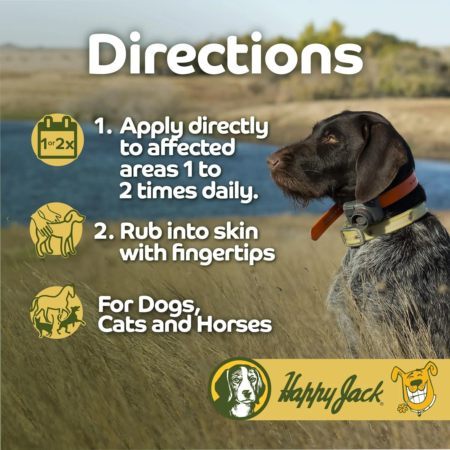 Happy Jack Skin Balm Hot Spot & Itchy Skin Relief for Dogs, Cats & Horses (4 oz), Softens, Aids Healing of Hot Spots, Fast Relief to Intense Itching, Scratching & Gnawing - Image 6