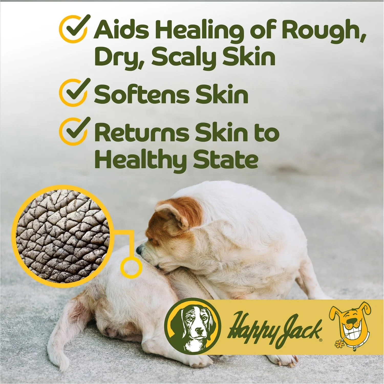 Happy Jack Skin Balm Hot Spot & Itchy Skin Relief for Dogs, Cats & Horses (4 oz), Softens, Aids Healing of Hot Spots, Fast Relief to Intense Itching, Scratching & Gnawing - Image 8