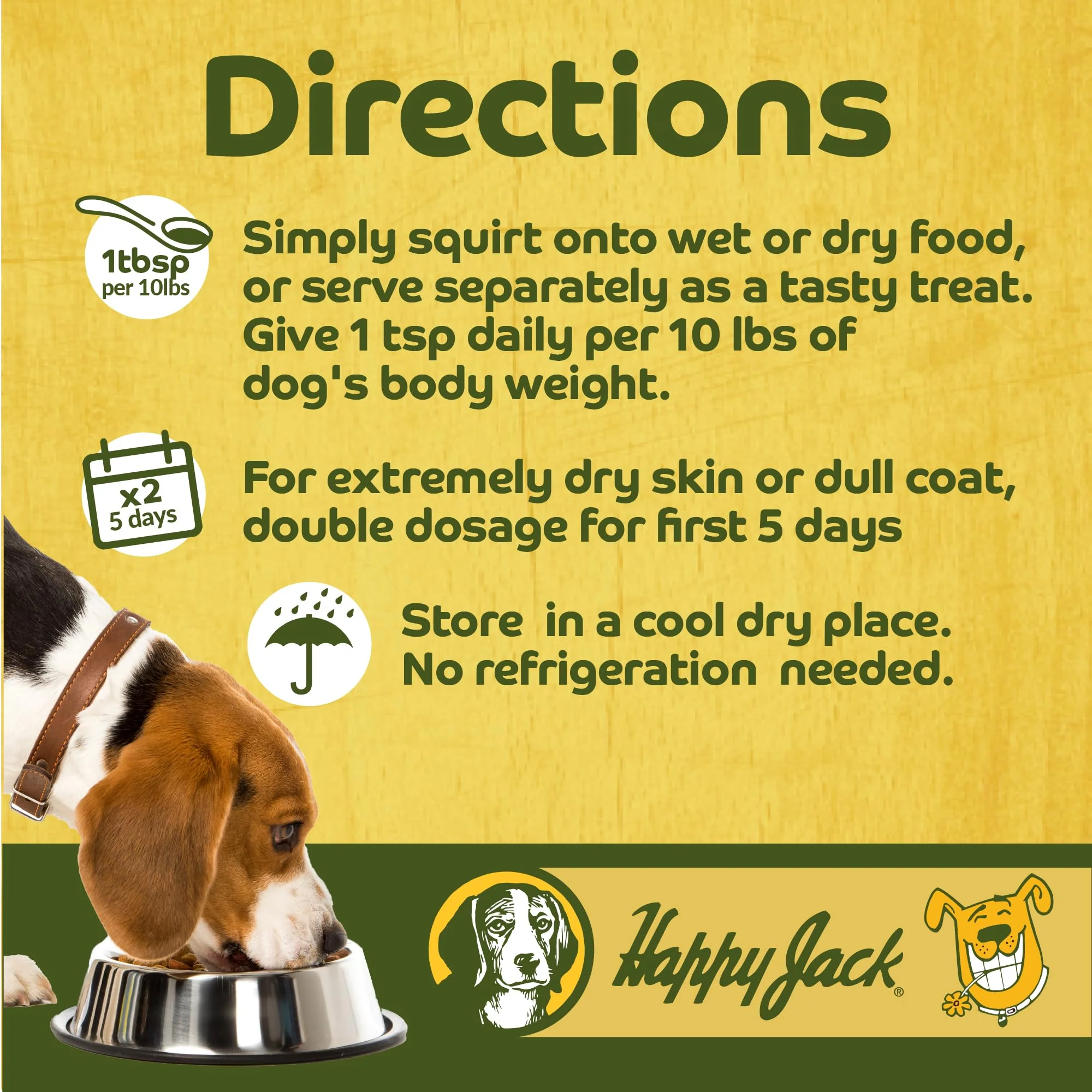 Happy Jack Tonekote Dog Skin & Coat Supplement, Oil for Dogs with Essential Fatty Acids & Vitamins for Itch Relief, Hot Spots, Dull Coat, Dry Skin, Excessive Shedding, 16 oz - Image 5