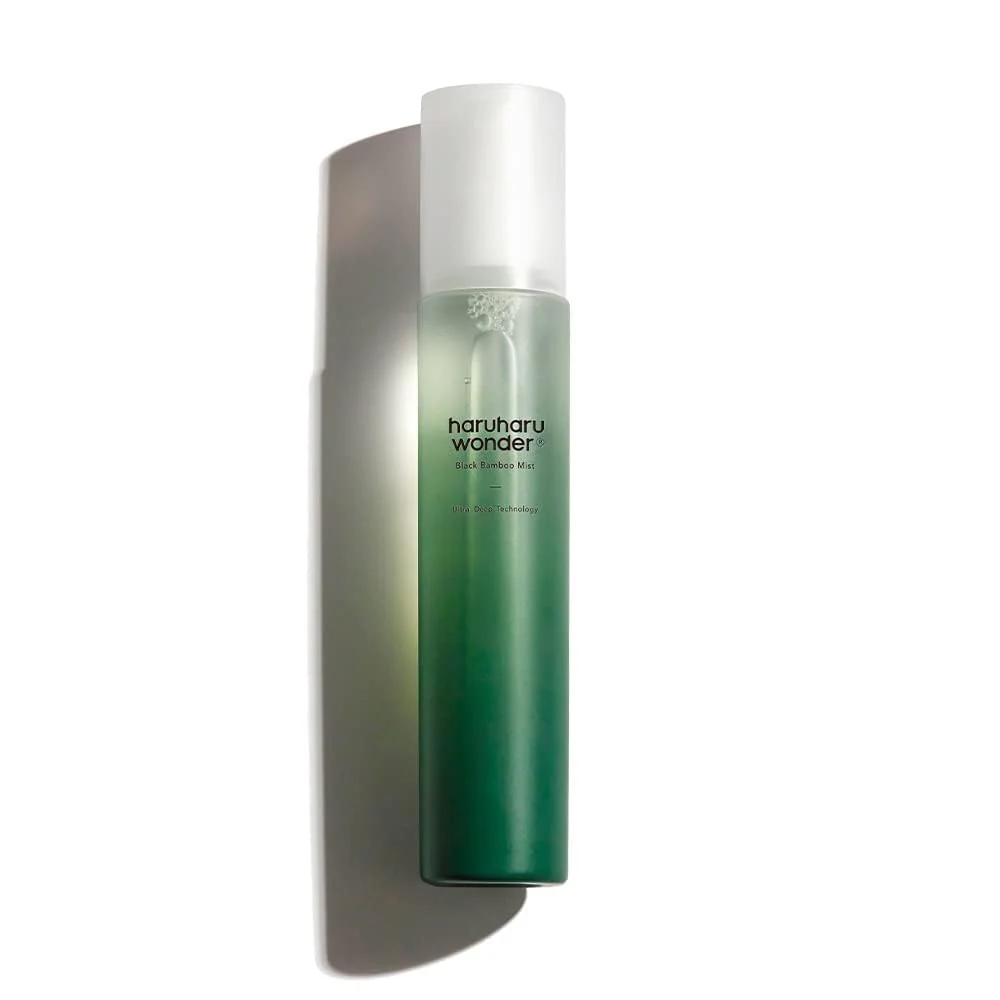 HARUHARU wonder Black Bamboo Mist, Hydrating and Firming skin, Panax ginseng for clean and smooth skin surface, Korean Skincare, Vegan, Cruelty Free, 5.07 fl.oz.