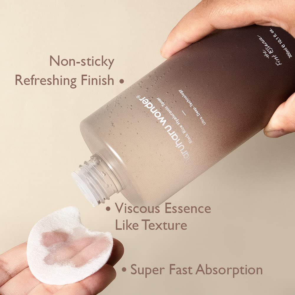 haruharu Wonder Black Rice Hyaluronic Toner, Deep Hydration, Glass Skin, Hyaluronic Acid, Lavender Oil, Skin Plumpling, Korean Skincare, Vegan, Cruelty-Free, 10.1 fl.oz - Image 6
