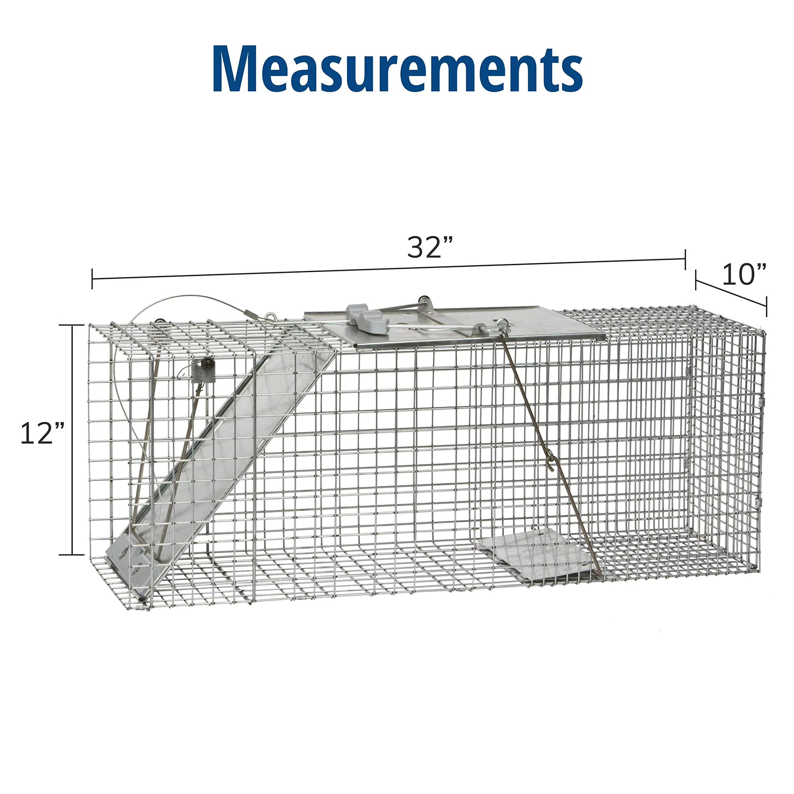 Havahart 1085 Large 1-Door Easy Set Humane Live Animal Trap for Armadillos, Cats, Groundhogs, Muskrats, Opossums, Raccoons, Skunks - Havahart Live Animal Cage Trap - Image 8