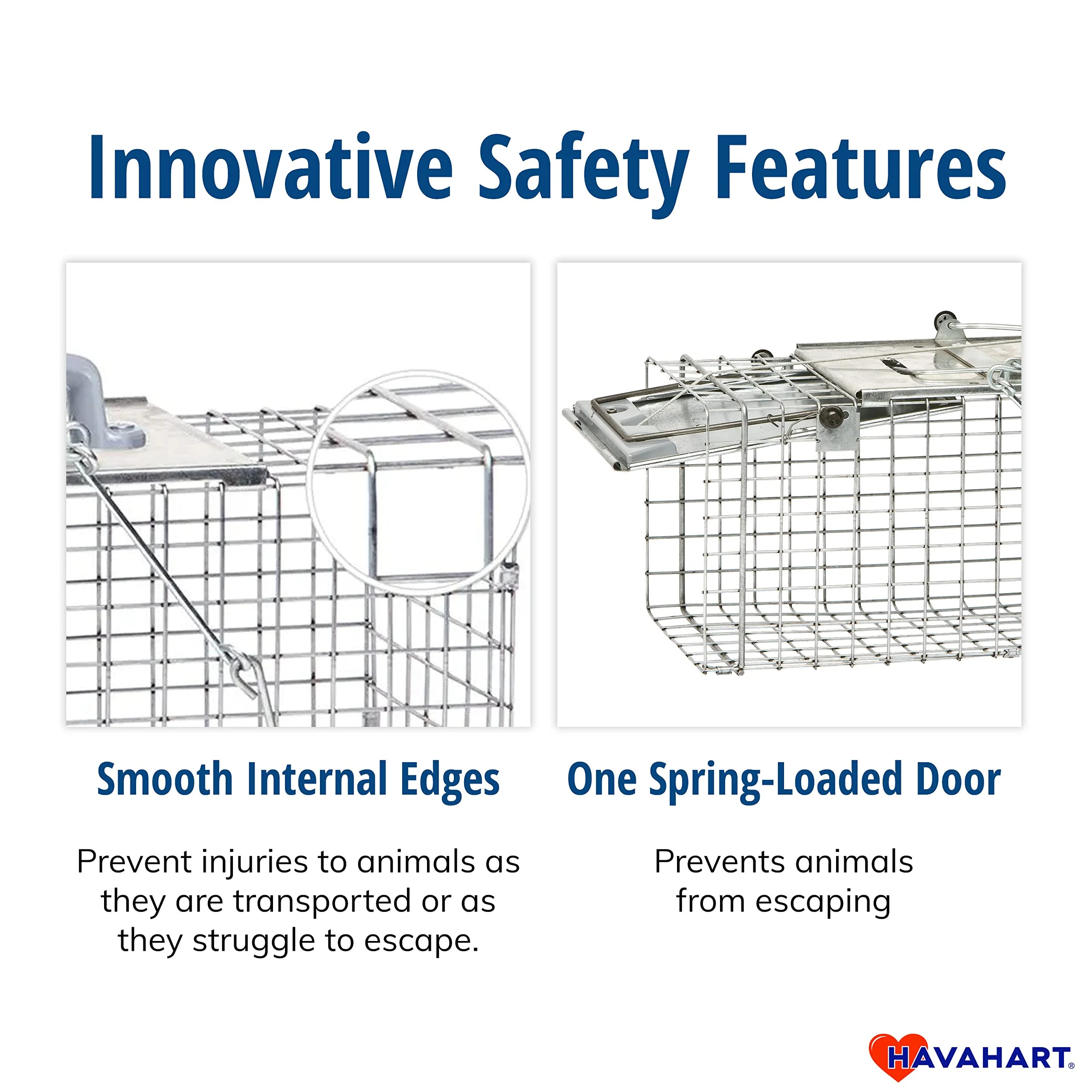 Havahart Easy-Set Catch and Release Small 1-Door Humane Live Animal Trap for Squirrels, Rabbits, Skunks, and Other Small Animals - 1083 - Image 4
