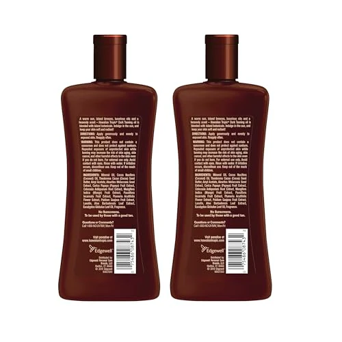 Hawaiian Tropic Dark Tanning Oil, 8 Fl Oz | Moisturizing Body Oil with Cocoa Butter, Tan Enhancer, 8 Fl Oz each Twin Pack - Image 8