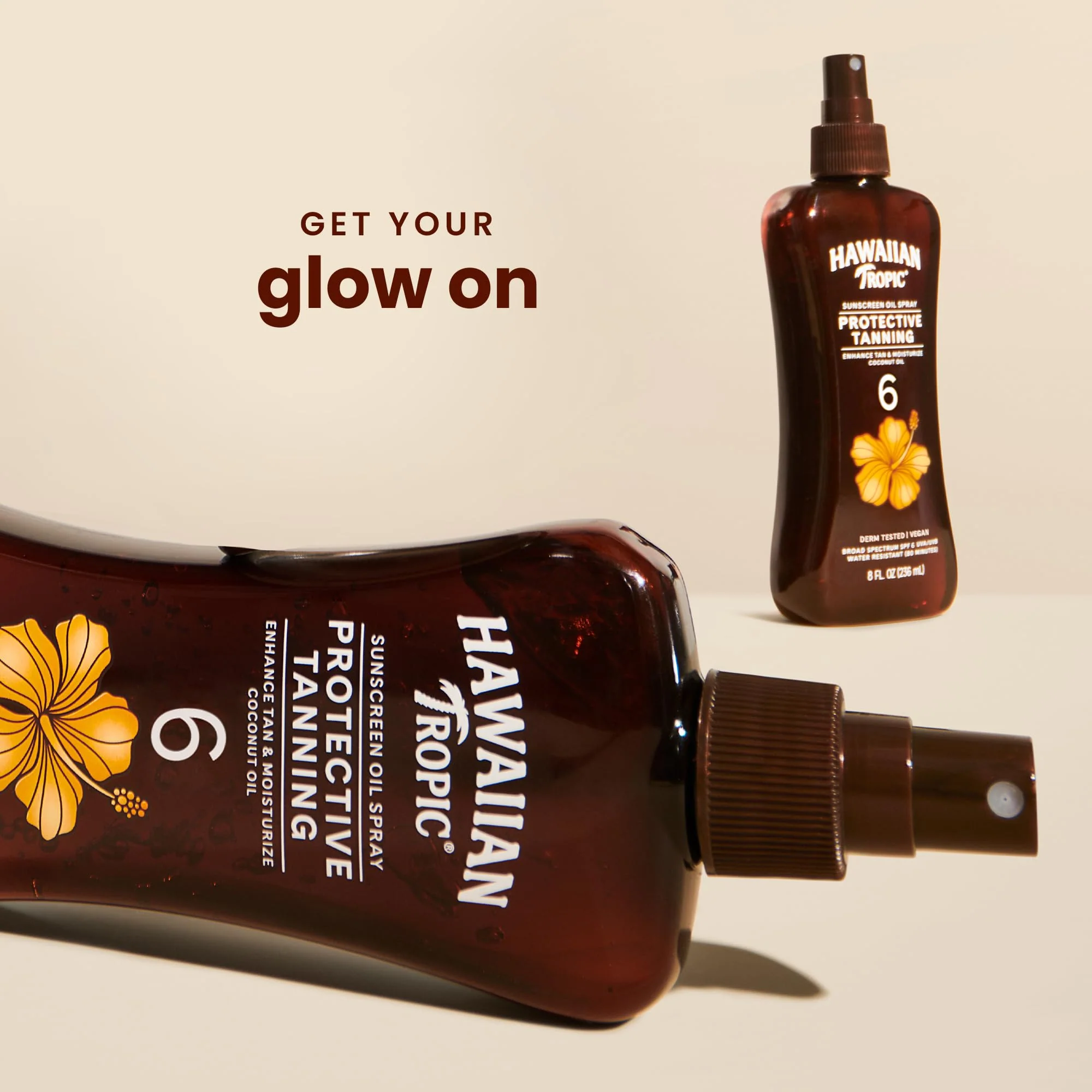 Hawaiian Tropic Dark Tanning Oil Spray Pump, SPF 6 8 Oz (Packaging May Vary) - Image 8