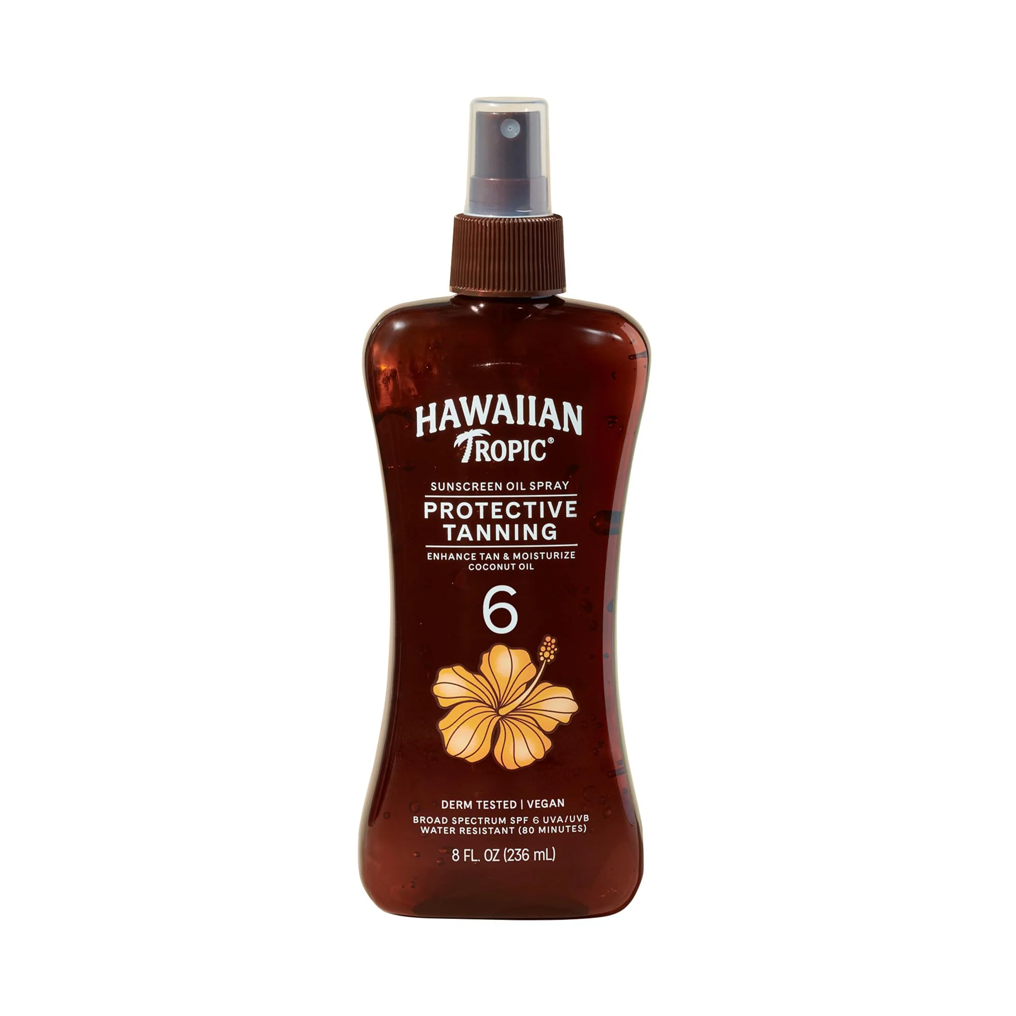Hawaiian Tropic Dark Tanning Oil Spray Pump, SPF 6 8 Oz (Packaging May Vary) - Image 9